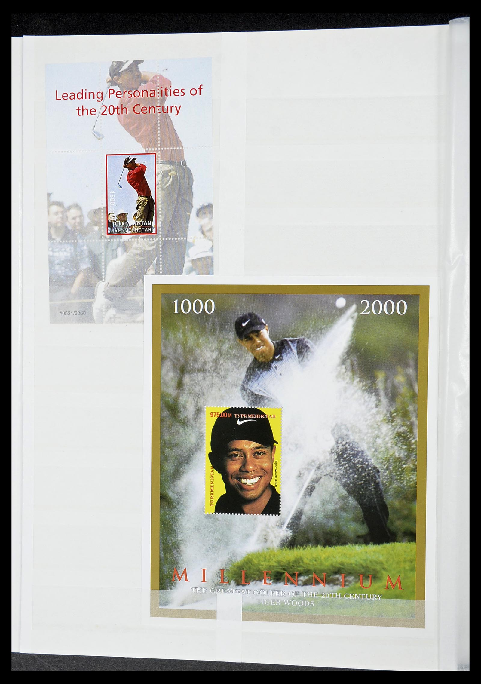 34425 412 - Postzegelverzameling 34425 Motief Golf 1959-2012.