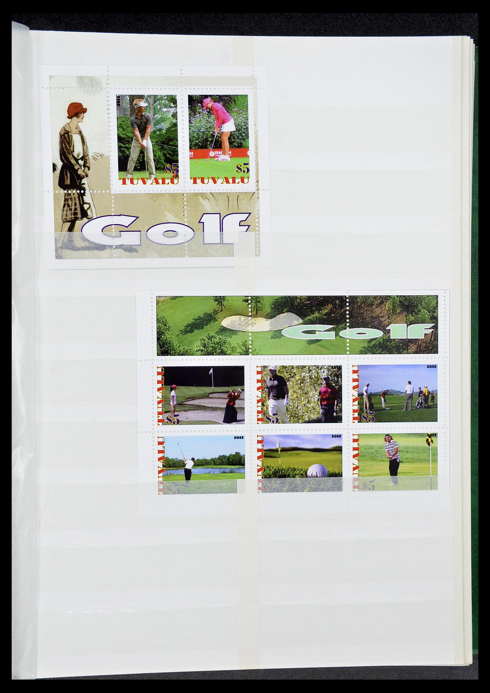 34425 420 - Postzegelverzameling 34425 Motief Golf 1959-2012.