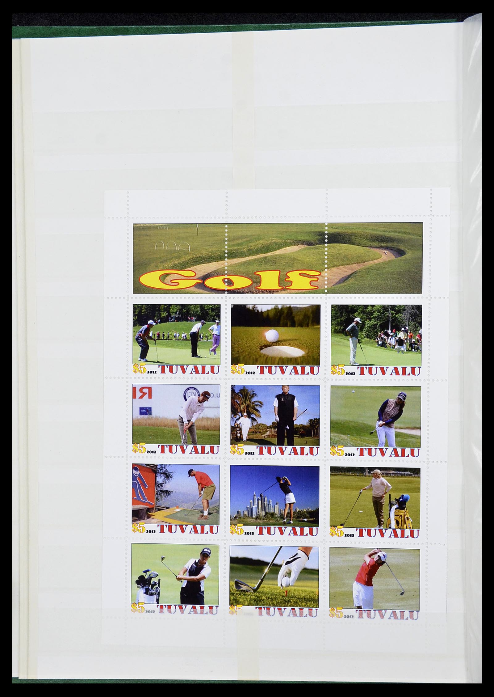 34425 421 - Postzegelverzameling 34425 Motief Golf 1959-2012.