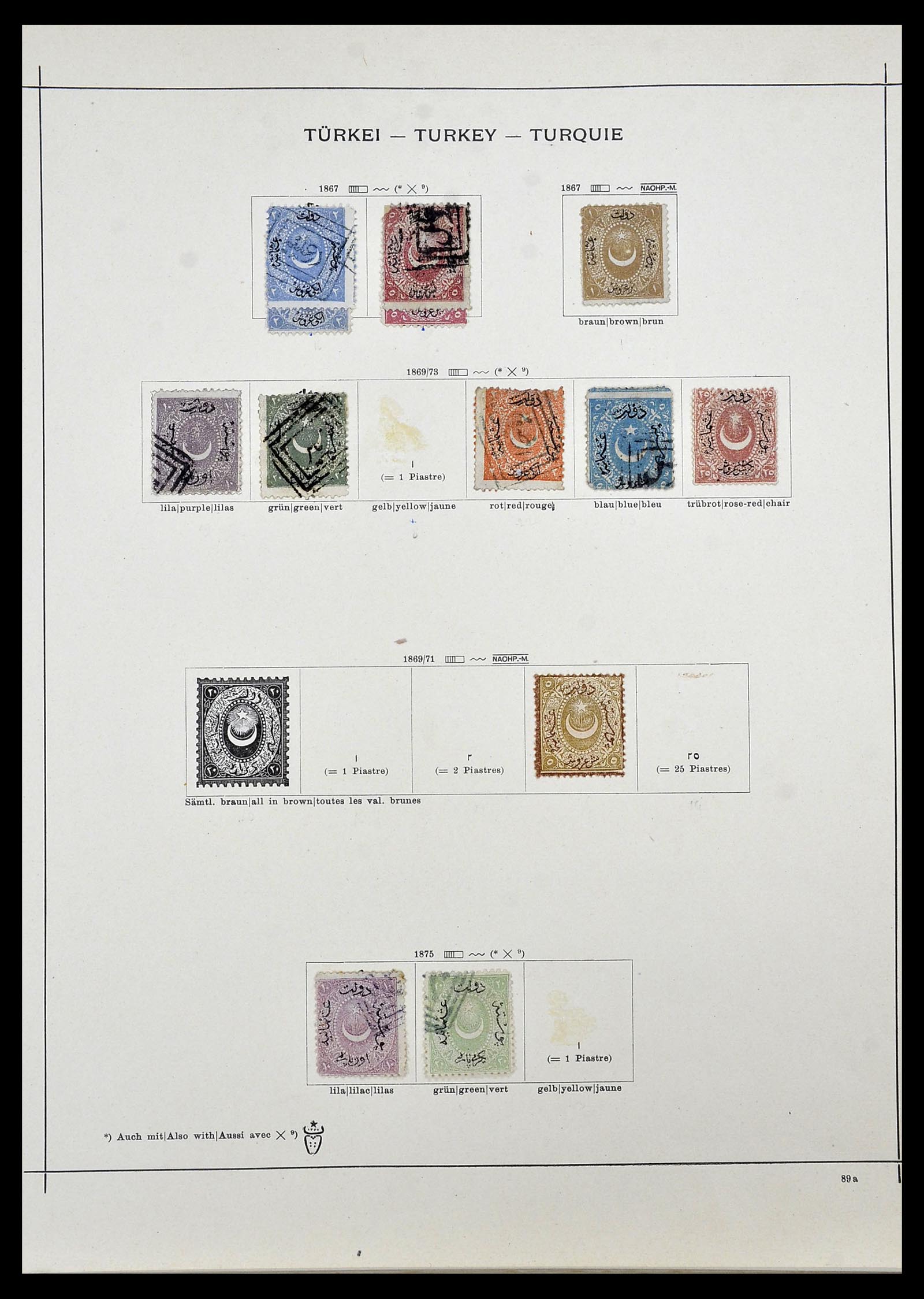 34426 002 - Stamp Collection 34426 Turkey 1863-1968.