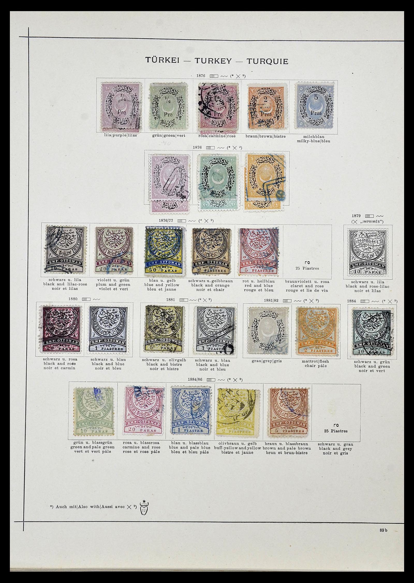 34426 003 - Postzegelverzameling 34426 Turkije 1863-1968.