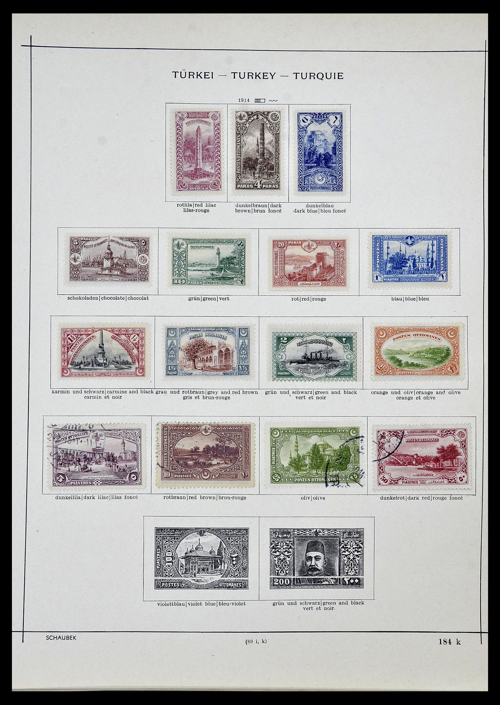 34426 011 - Stamp Collection 34426 Turkey 1863-1968.