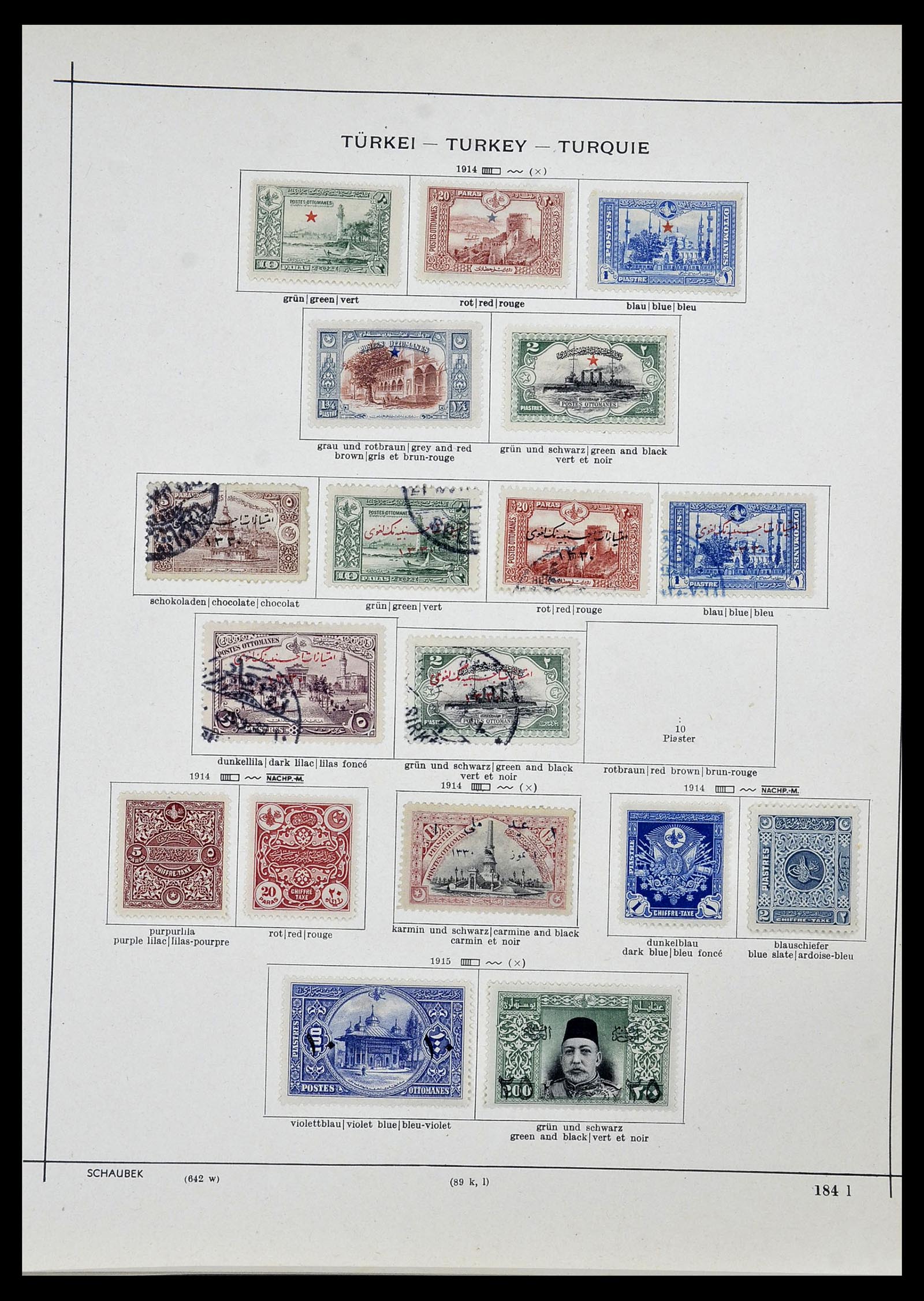 34426 012 - Postzegelverzameling 34426 Turkije 1863-1968.