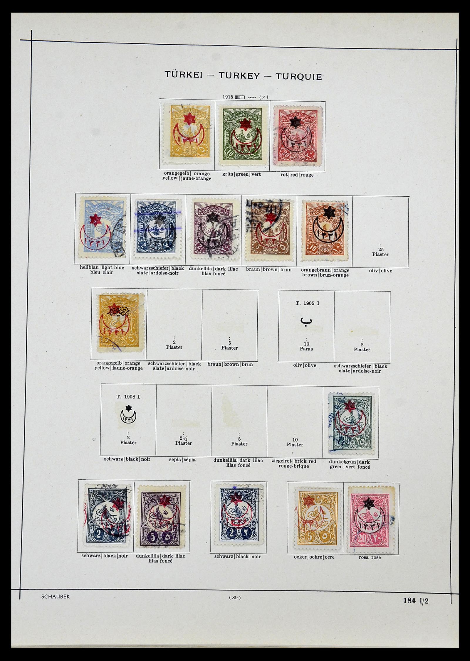 34426 014 - Stamp Collection 34426 Turkey 1863-1968.