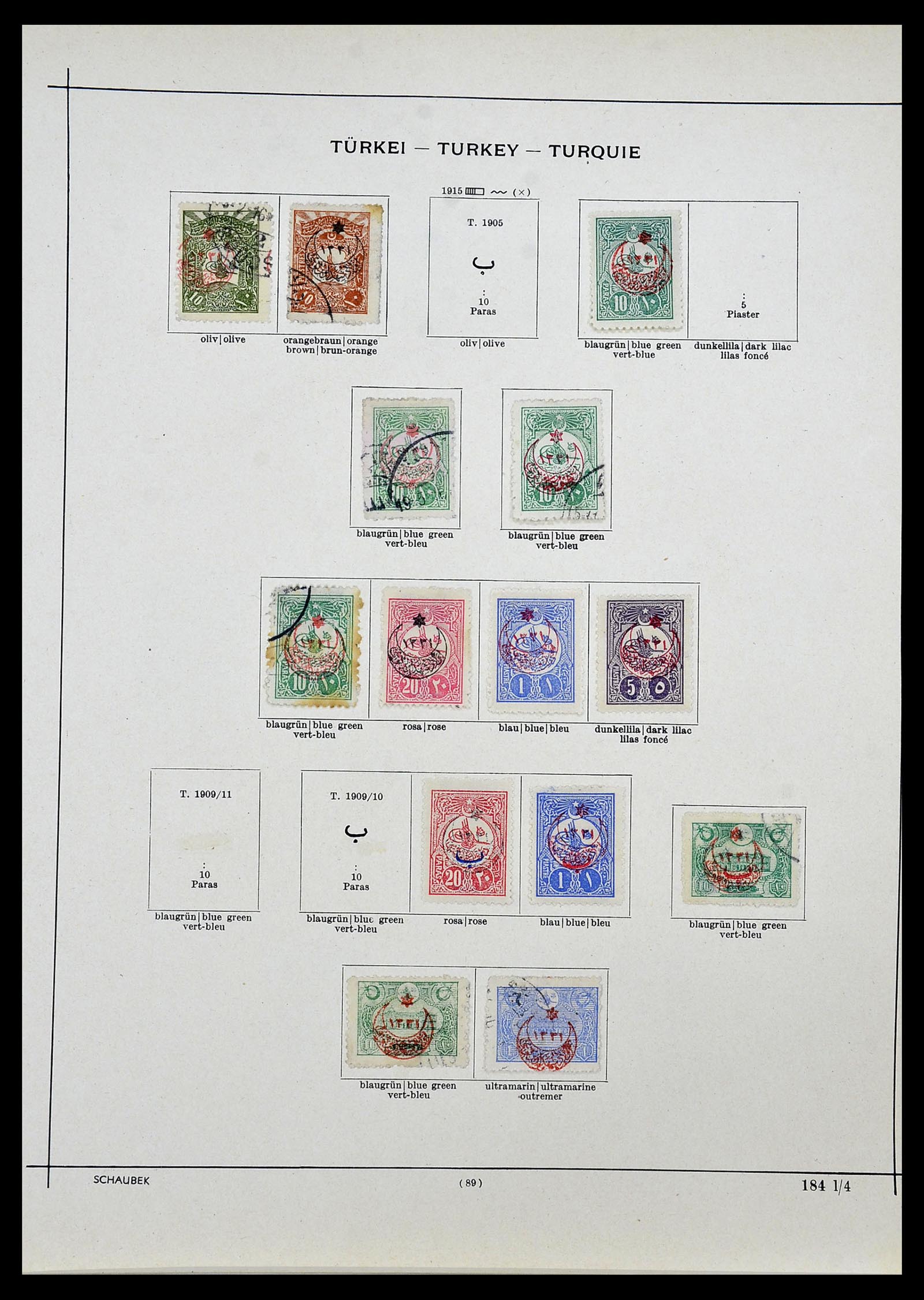 34426 016 - Stamp Collection 34426 Turkey 1863-1968.