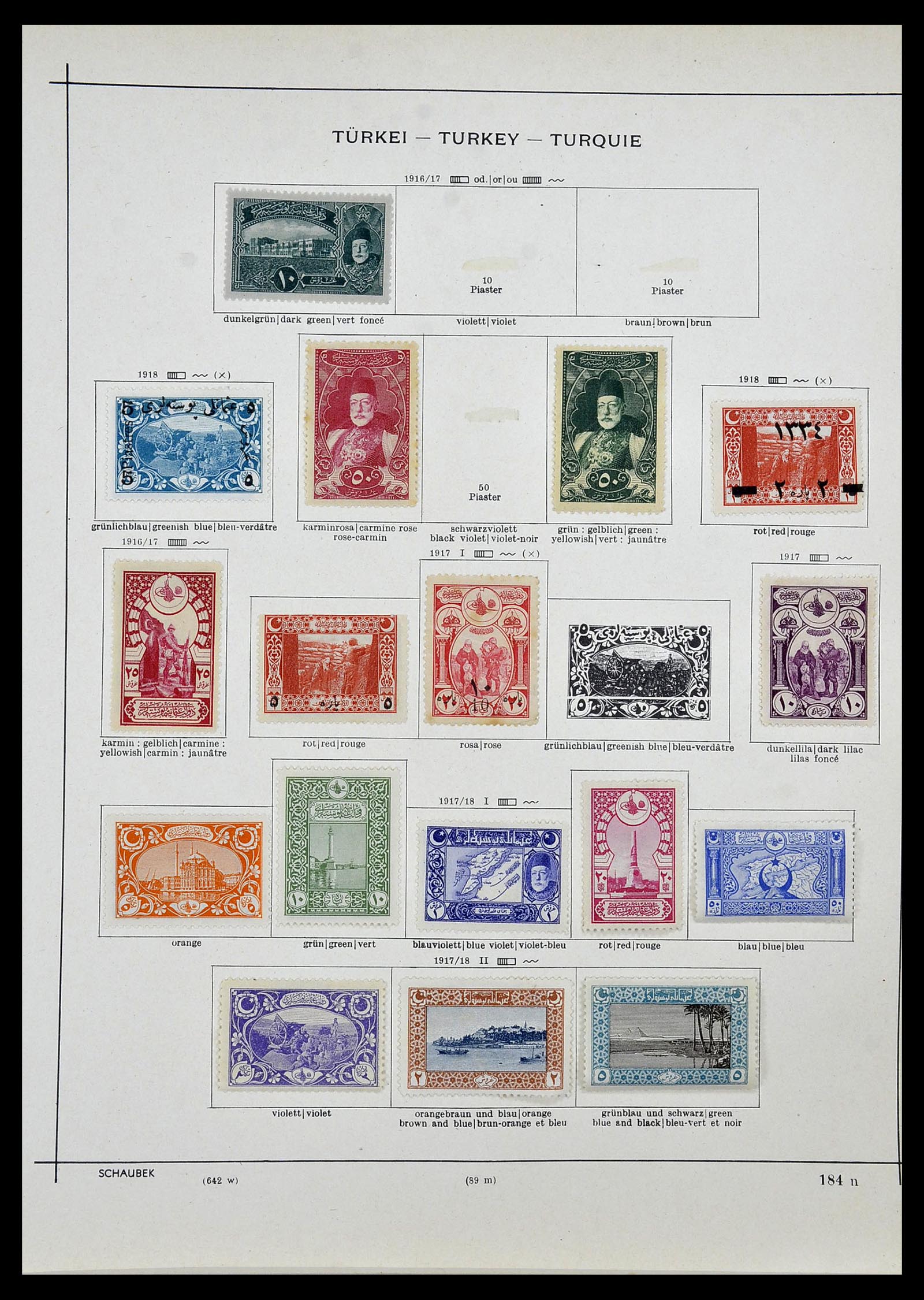 34426 018 - Postzegelverzameling 34426 Turkije 1863-1968.