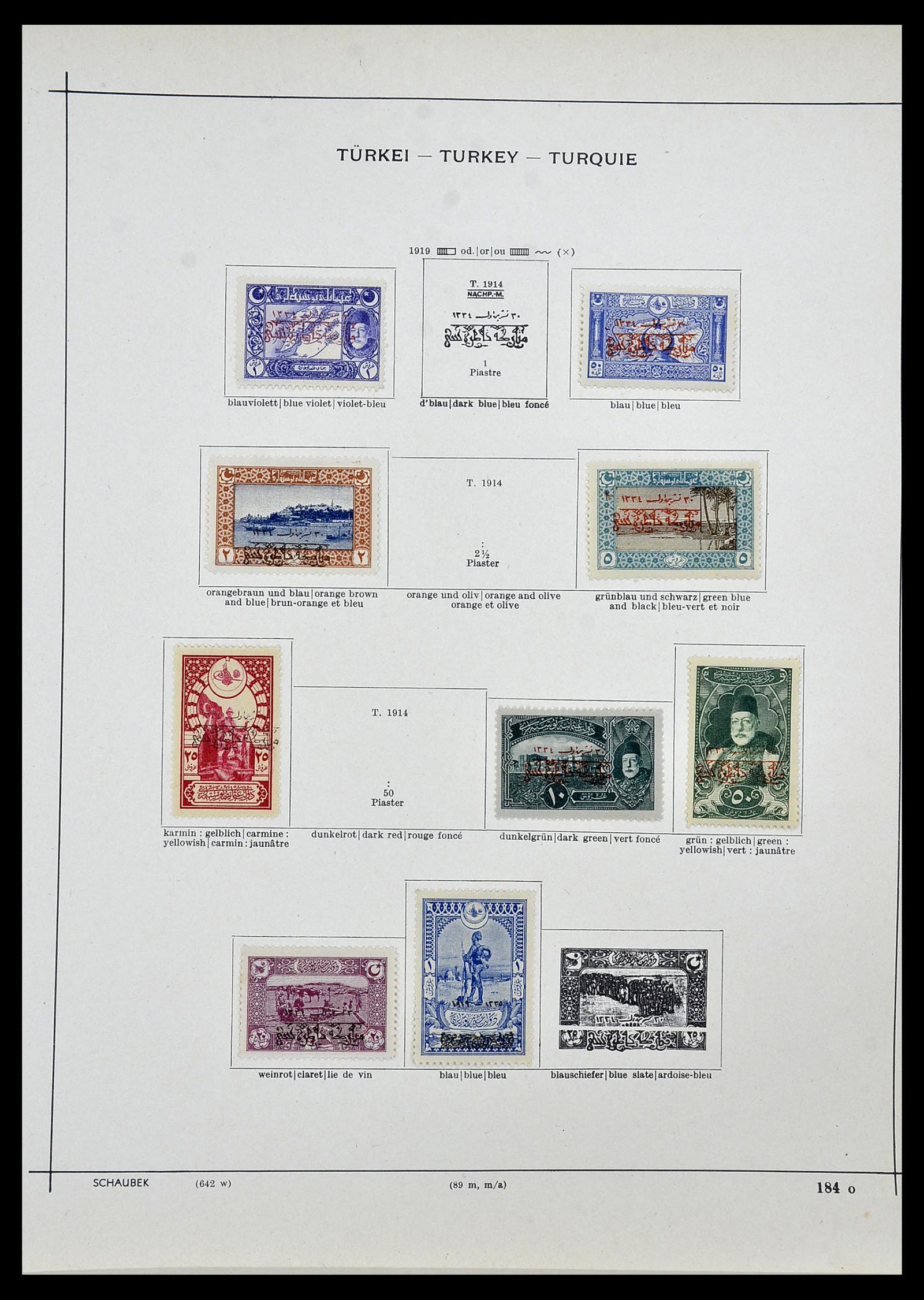 34426 019 - Postzegelverzameling 34426 Turkije 1863-1968.