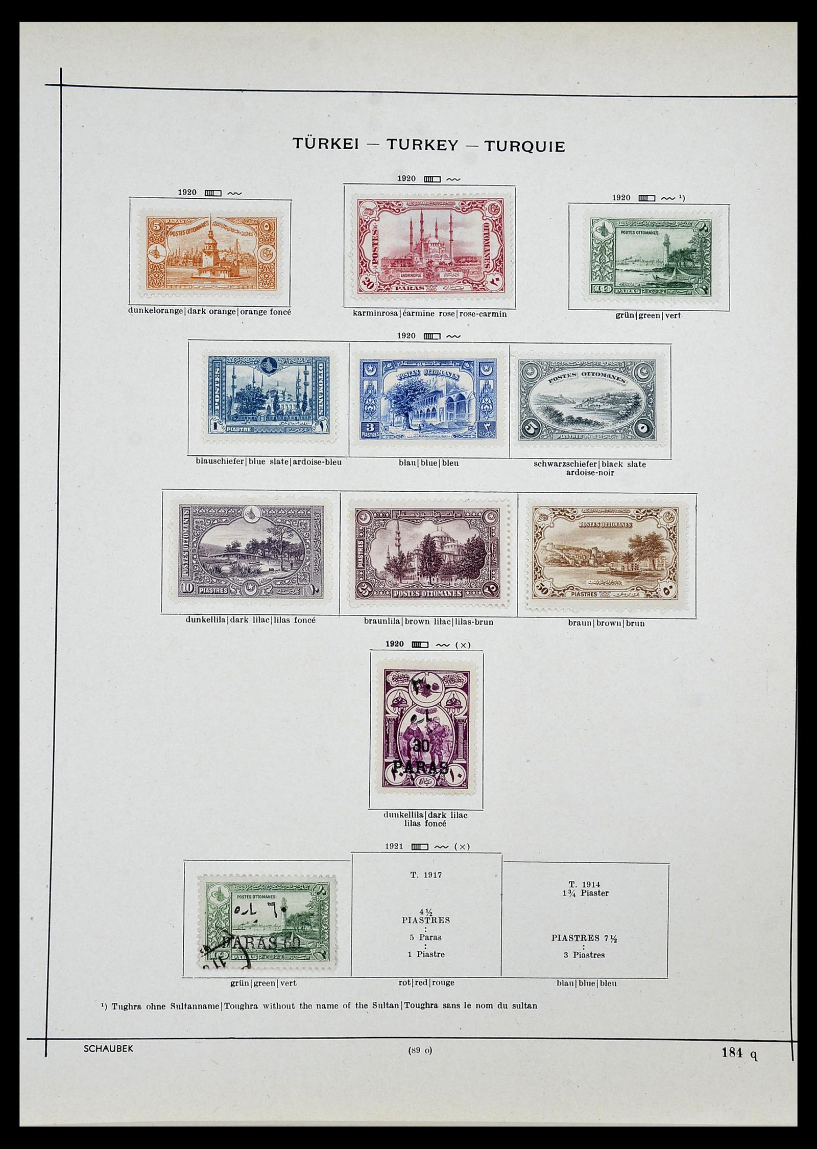 34426 022 - Postzegelverzameling 34426 Turkije 1863-1968.