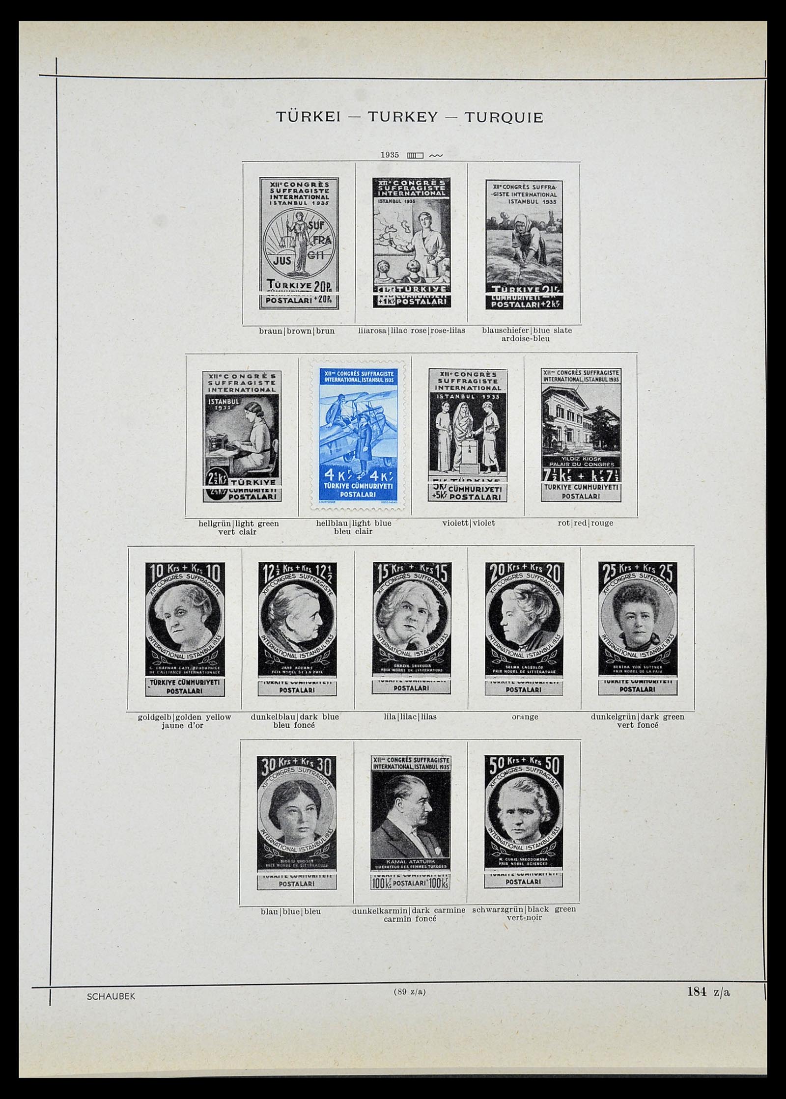 34426 031 - Postzegelverzameling 34426 Turkije 1863-1968.