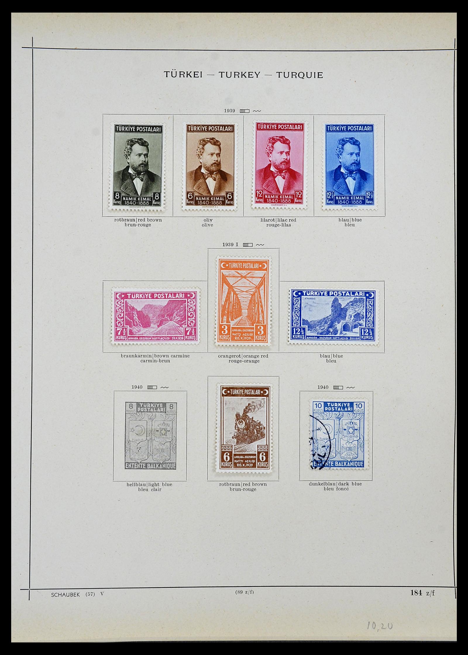 34426 036 - Stamp Collection 34426 Turkey 1863-1968.