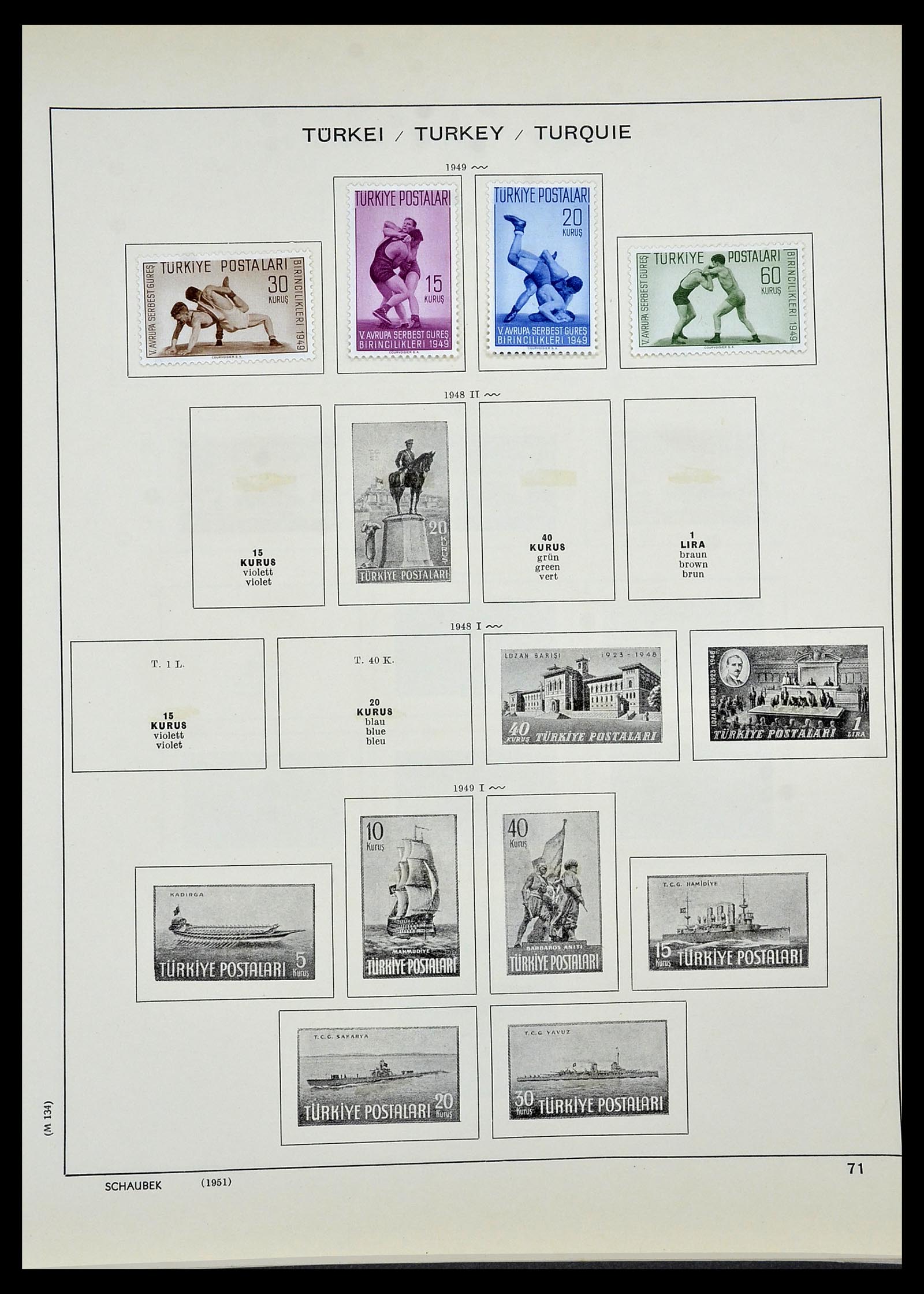 34426 043 - Postzegelverzameling 34426 Turkije 1863-1968.