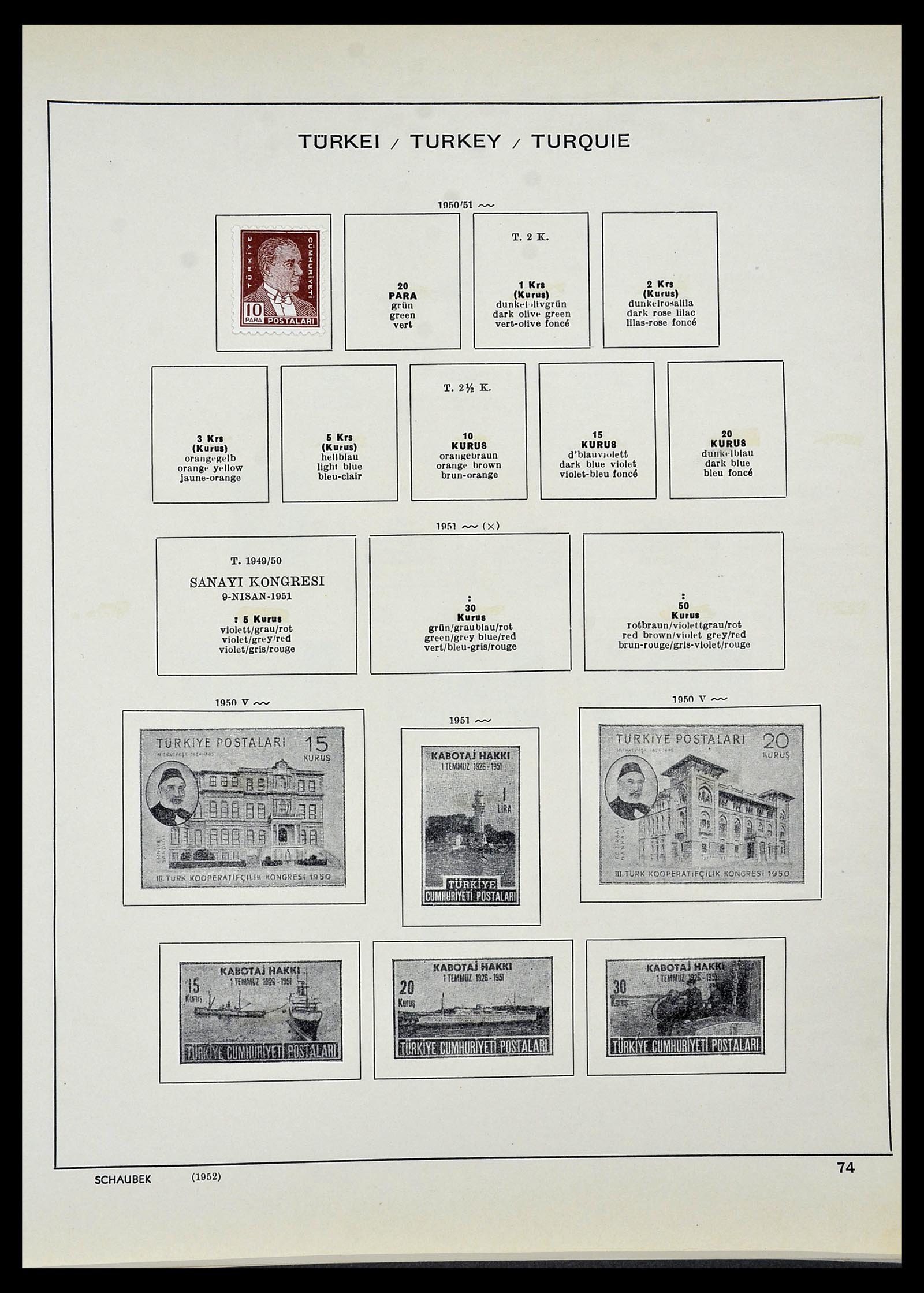 34426 046 - Stamp Collection 34426 Turkey 1863-1968.