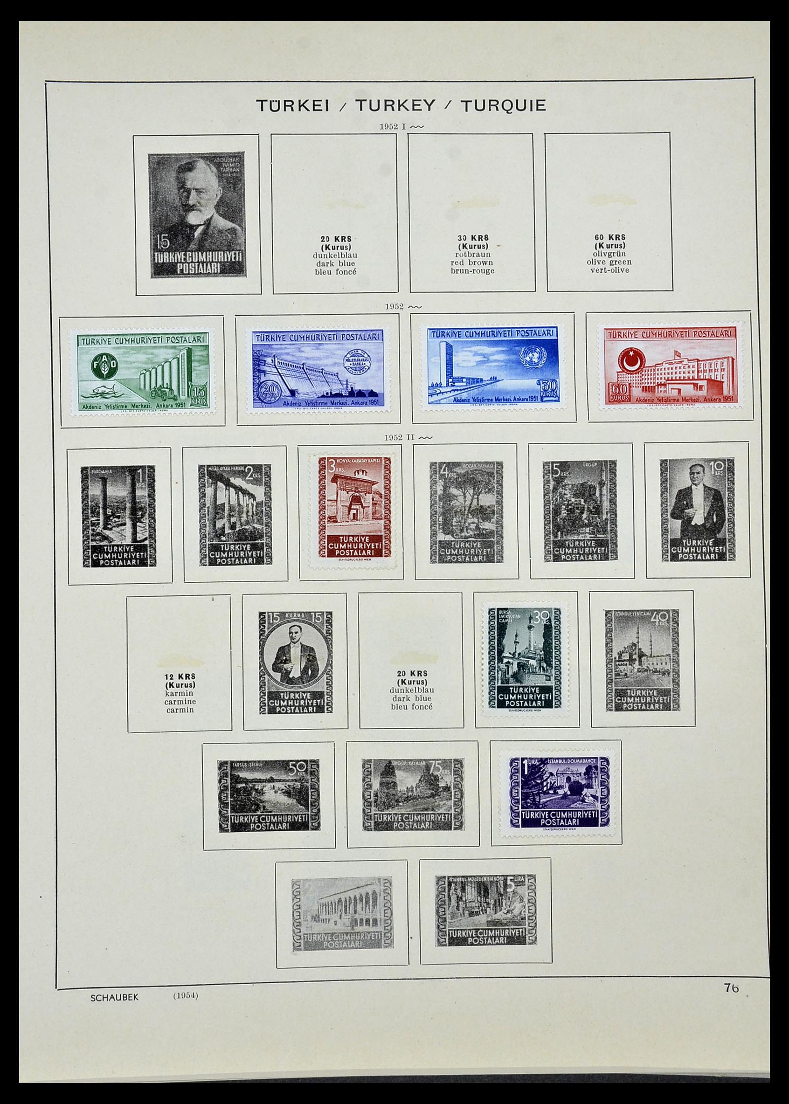 34426 048 - Stamp Collection 34426 Turkey 1863-1968.