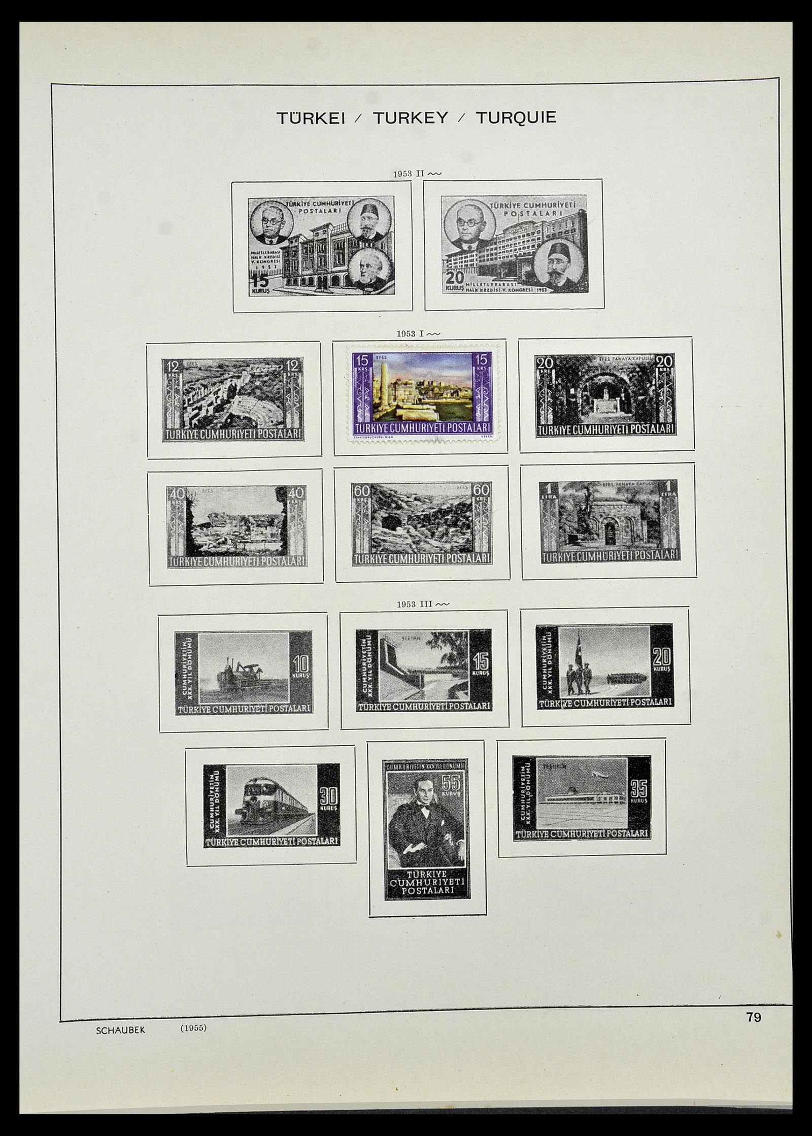 34426 050 - Postzegelverzameling 34426 Turkije 1863-1968.