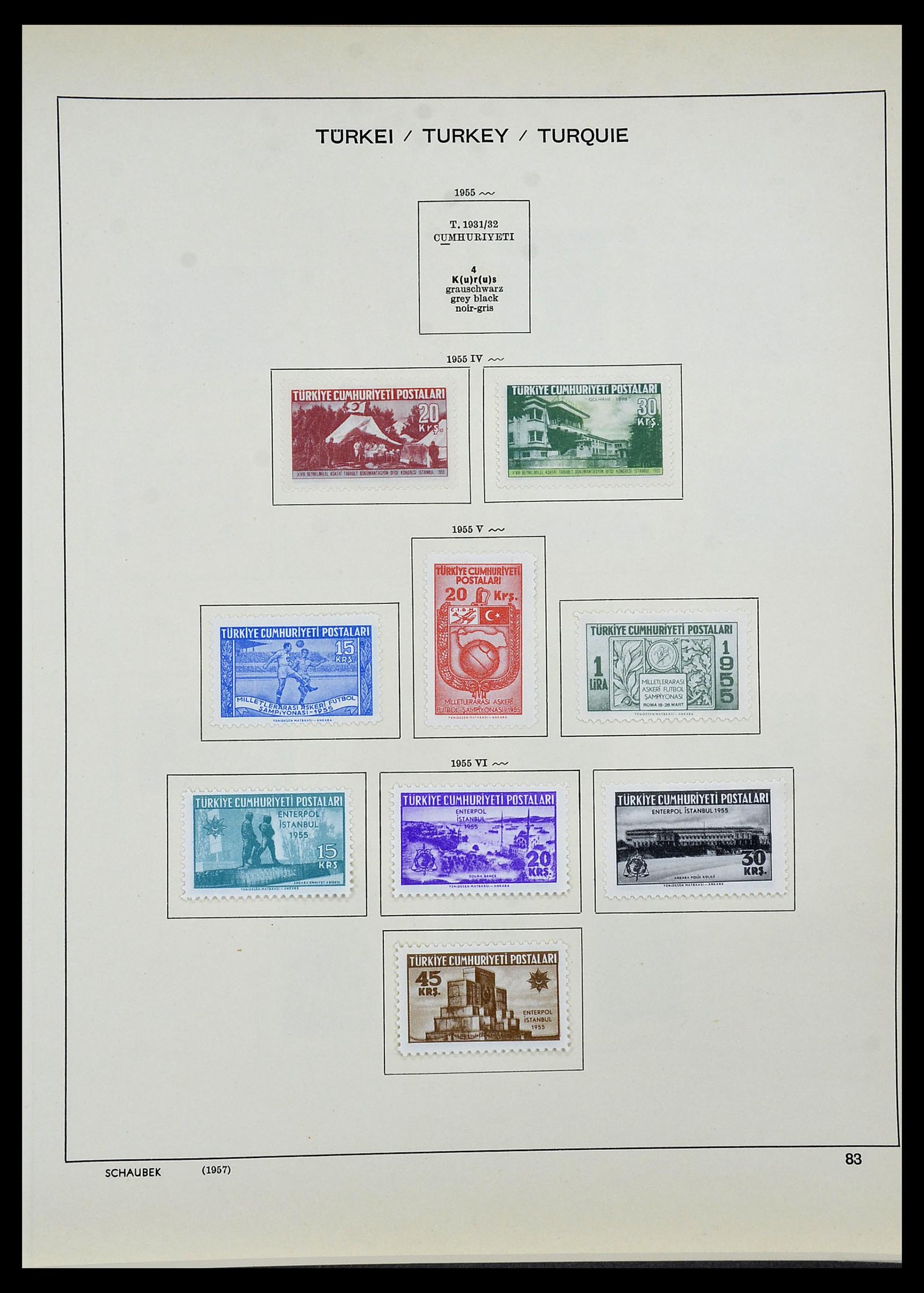 34426 054 - Stamp Collection 34426 Turkey 1863-1968.