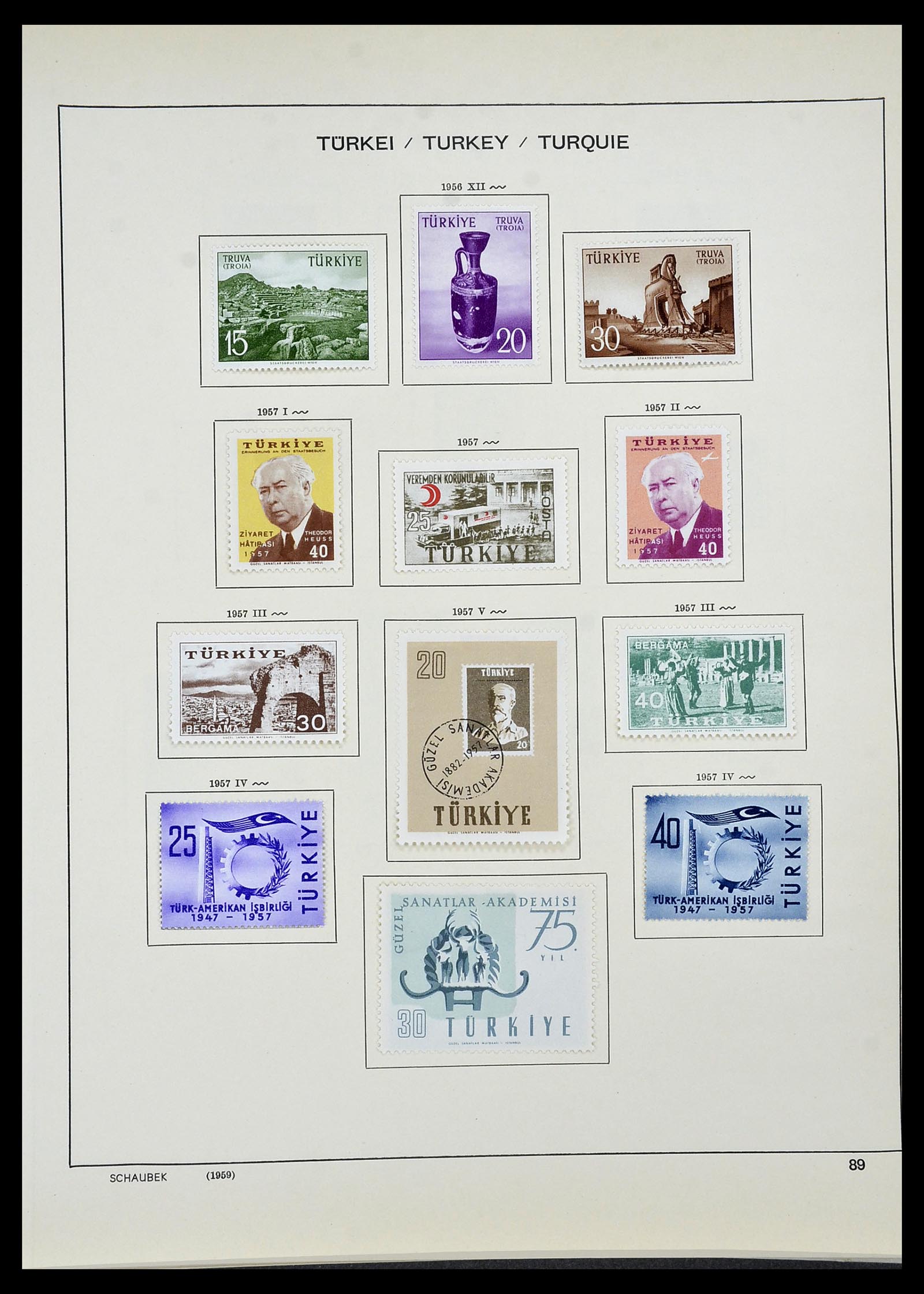 34426 060 - Stamp Collection 34426 Turkey 1863-1968.