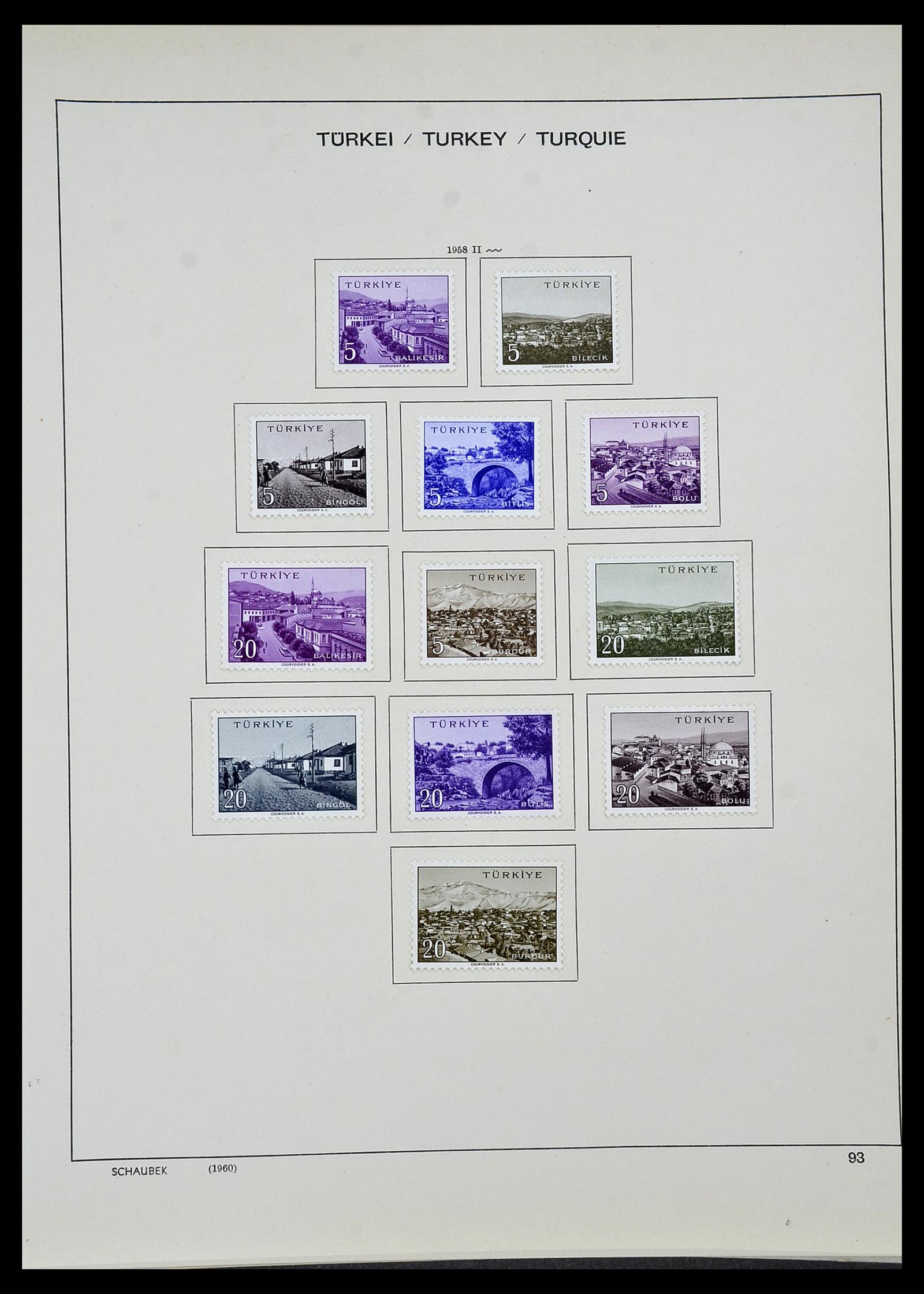 34426 064 - Postzegelverzameling 34426 Turkije 1863-1968.