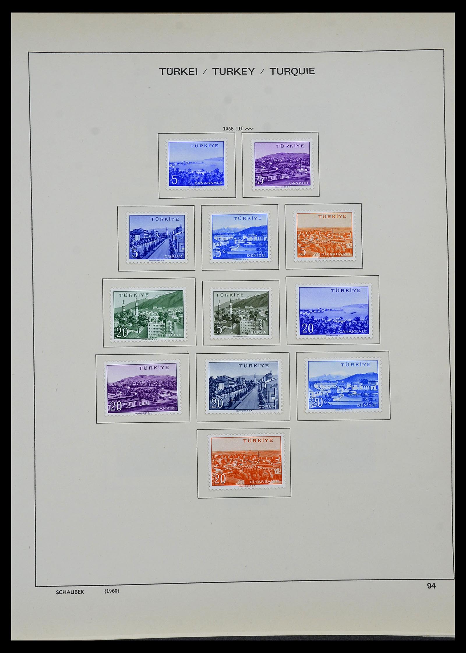 34426 065 - Postzegelverzameling 34426 Turkije 1863-1968.