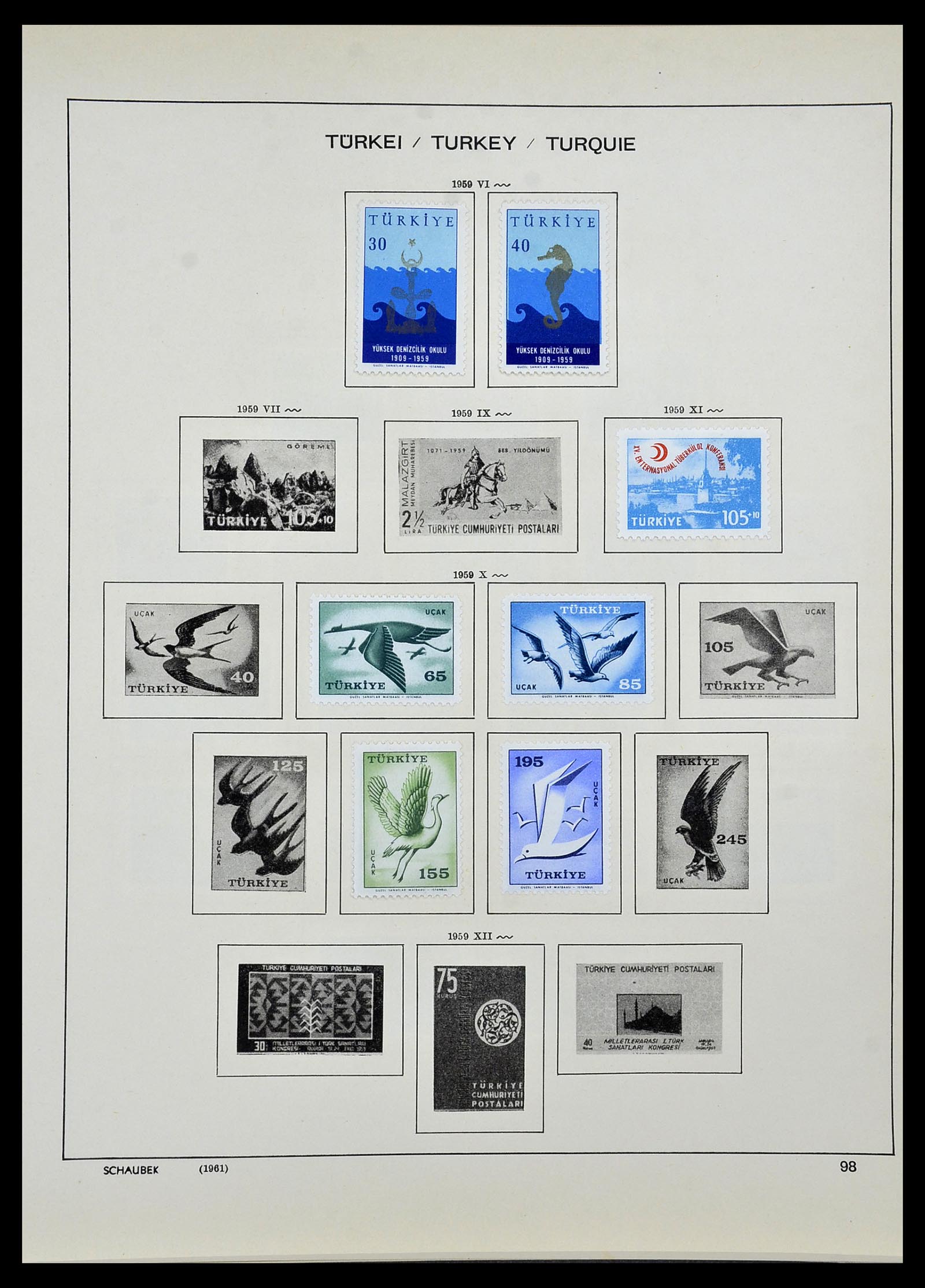 34426 069 - Postzegelverzameling 34426 Turkije 1863-1968.