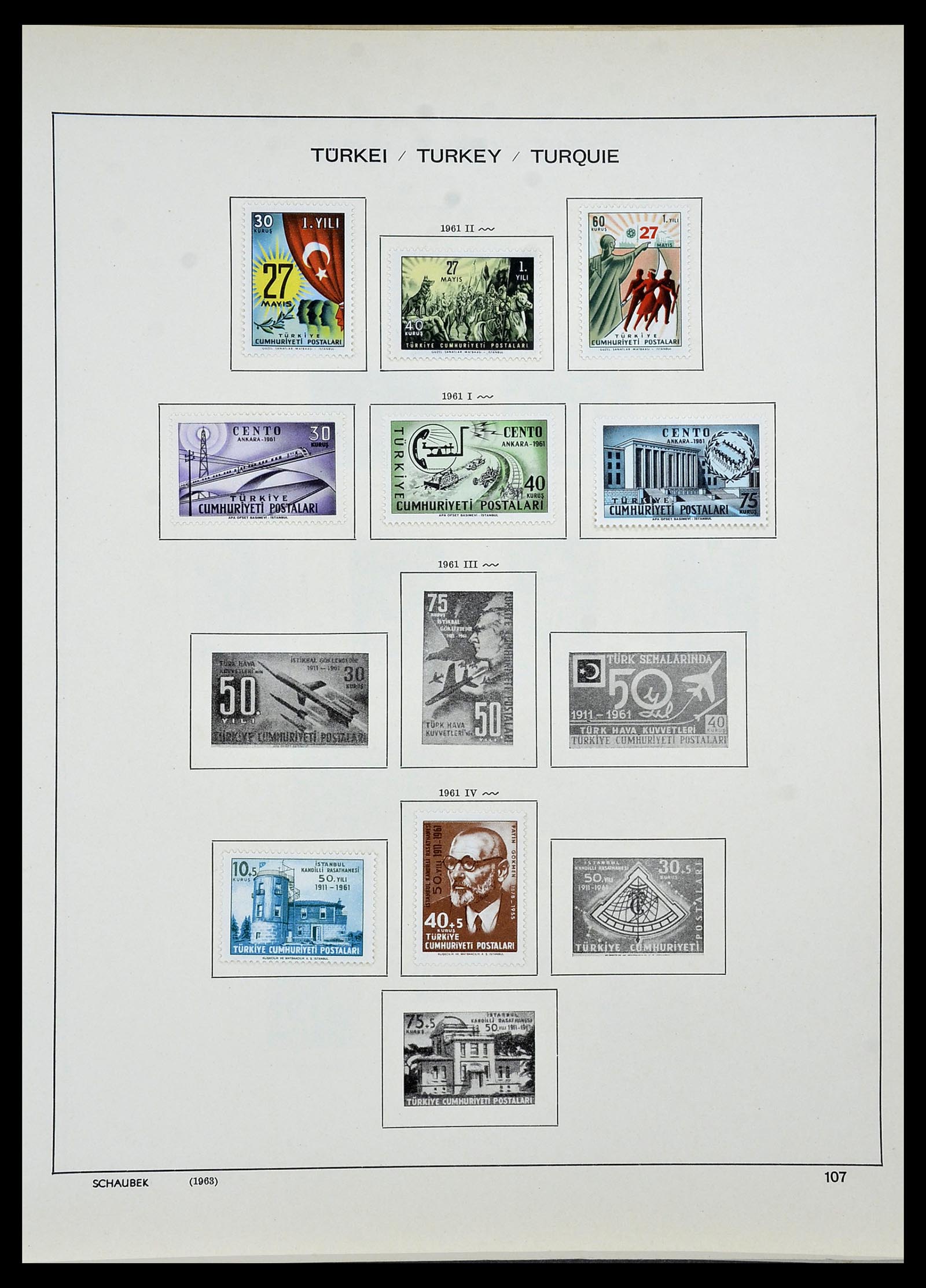 34426 078 - Postzegelverzameling 34426 Turkije 1863-1968.