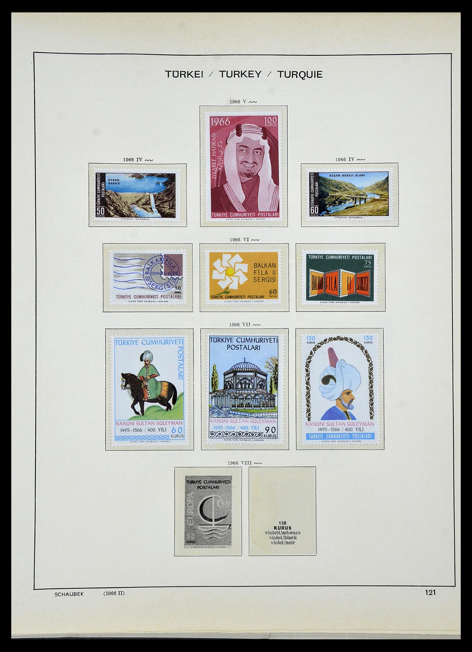 34426 092 - Stamp Collection 34426 Turkey 1863-1968.