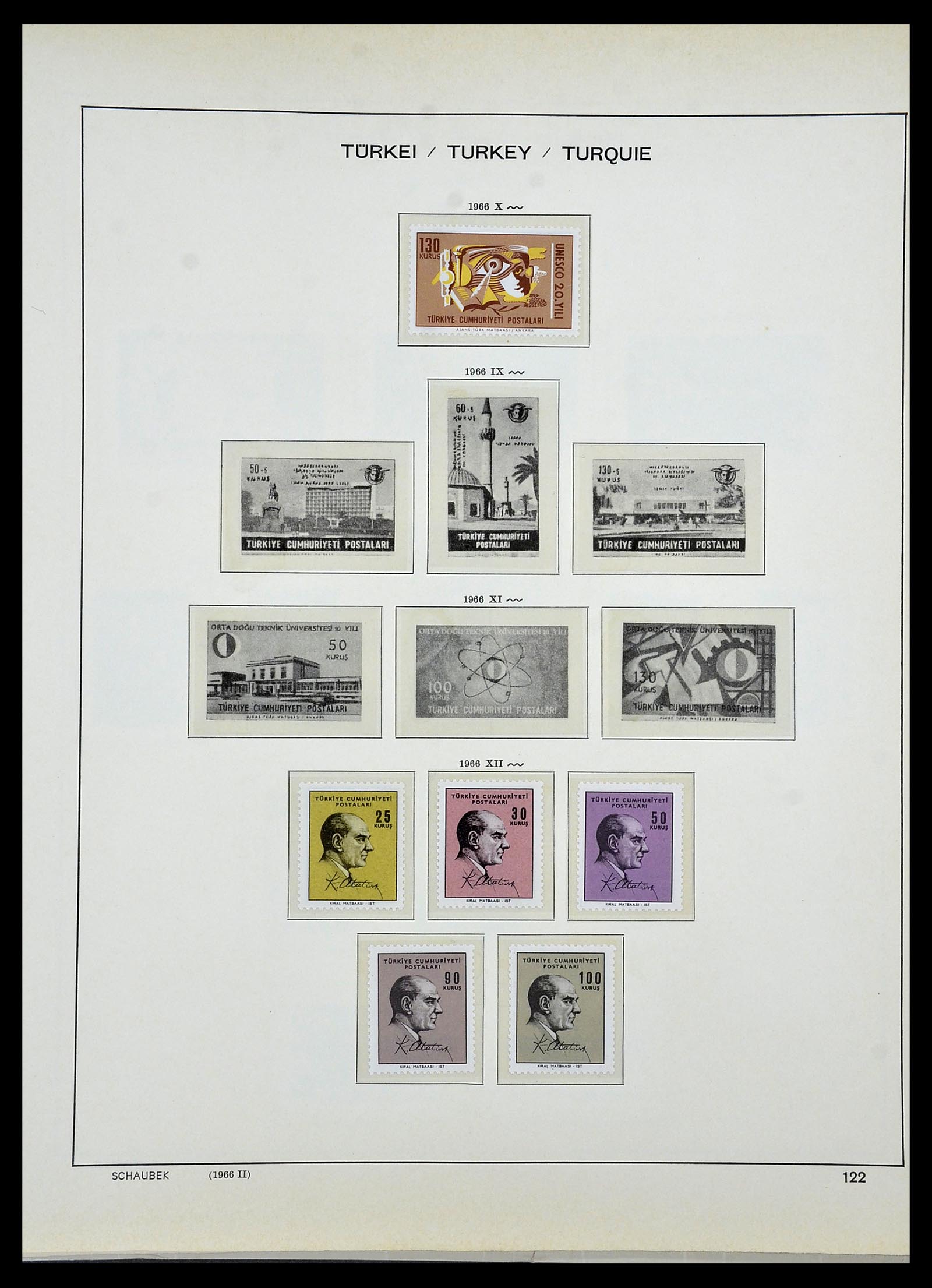 34426 093 - Postzegelverzameling 34426 Turkije 1863-1968.