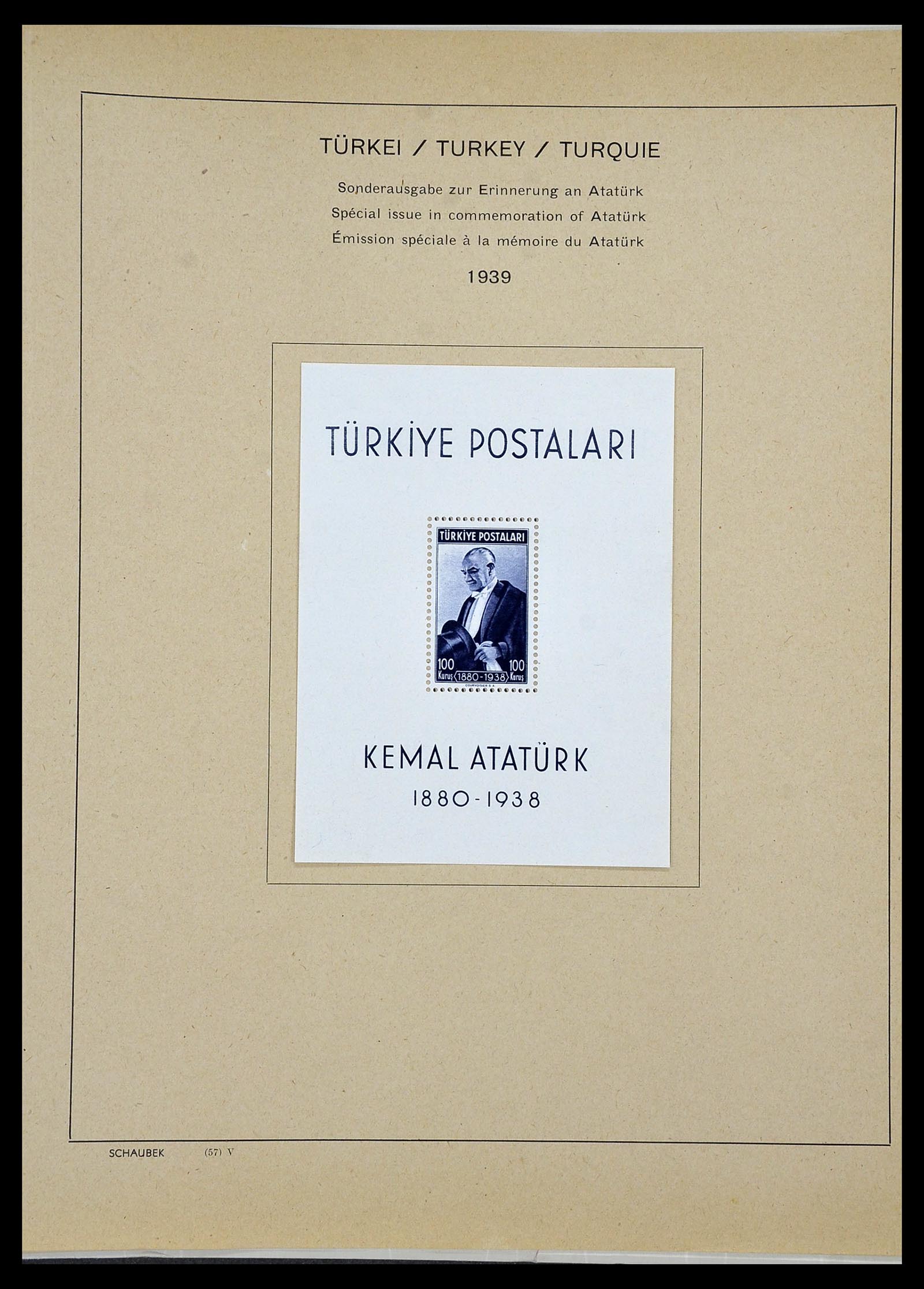 34426 100 - Postzegelverzameling 34426 Turkije 1863-1968.