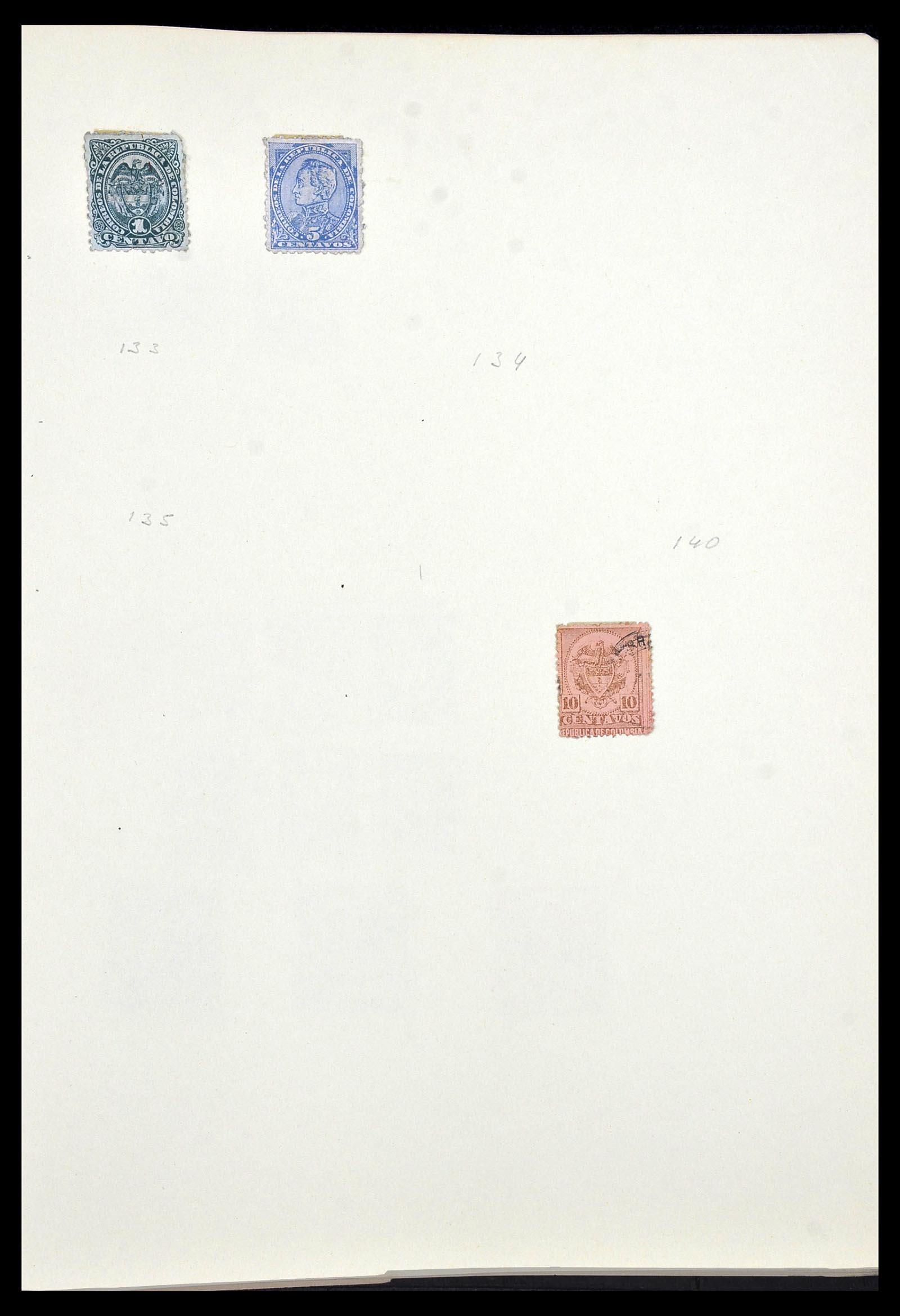 34427 001 - Postzegelverzameling 34427 Colombia 1883-1968.