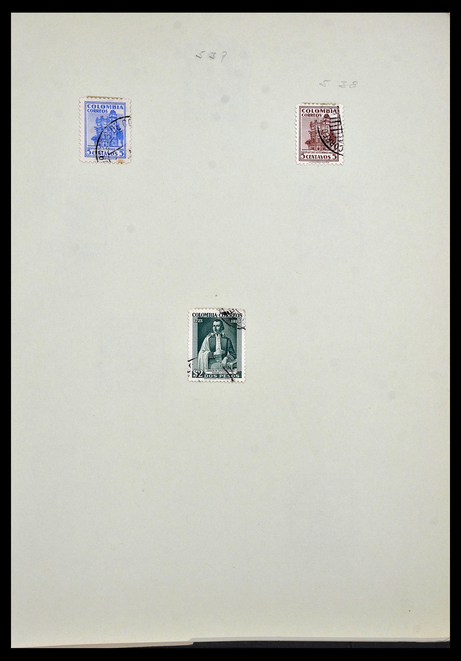 34427 010 - Postzegelverzameling 34427 Colombia 1883-1968.