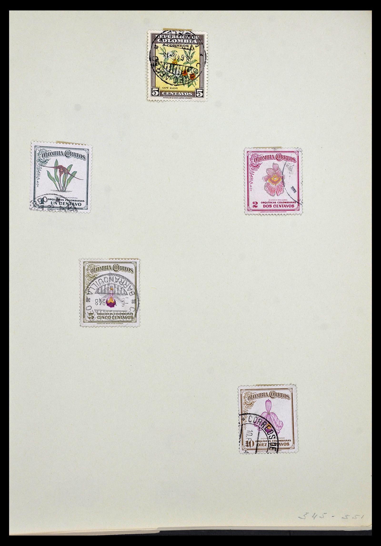 34427 011 - Postzegelverzameling 34427 Colombia 1883-1968.