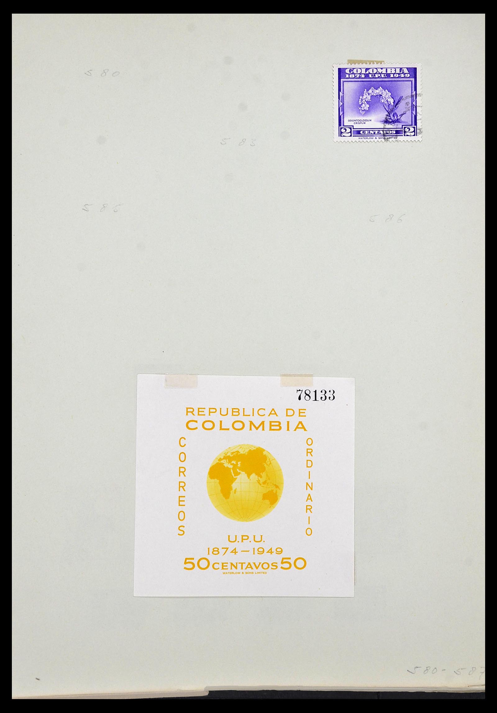 34427 014 - Postzegelverzameling 34427 Colombia 1883-1968.