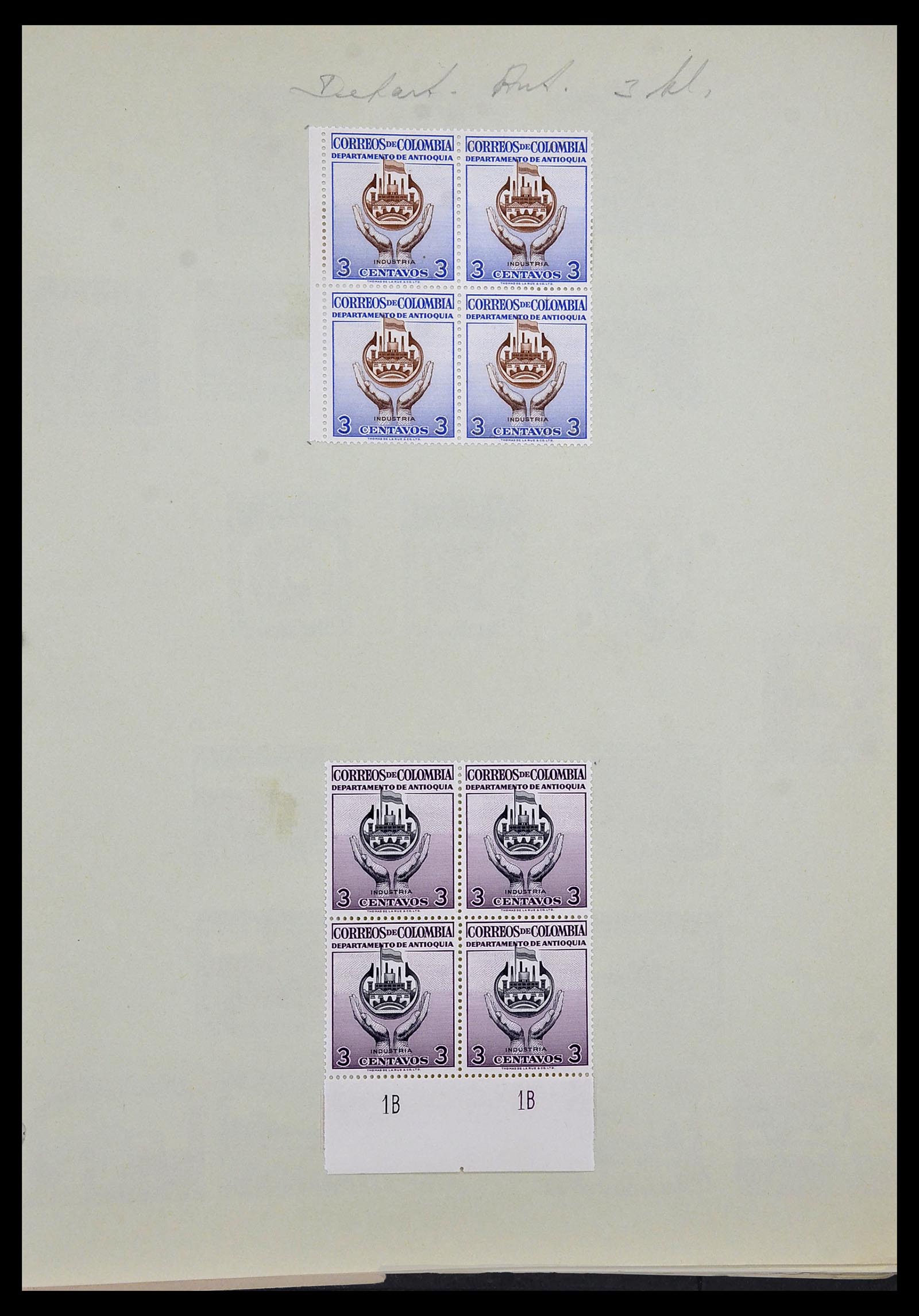 34427 021 - Postzegelverzameling 34427 Colombia 1883-1968.