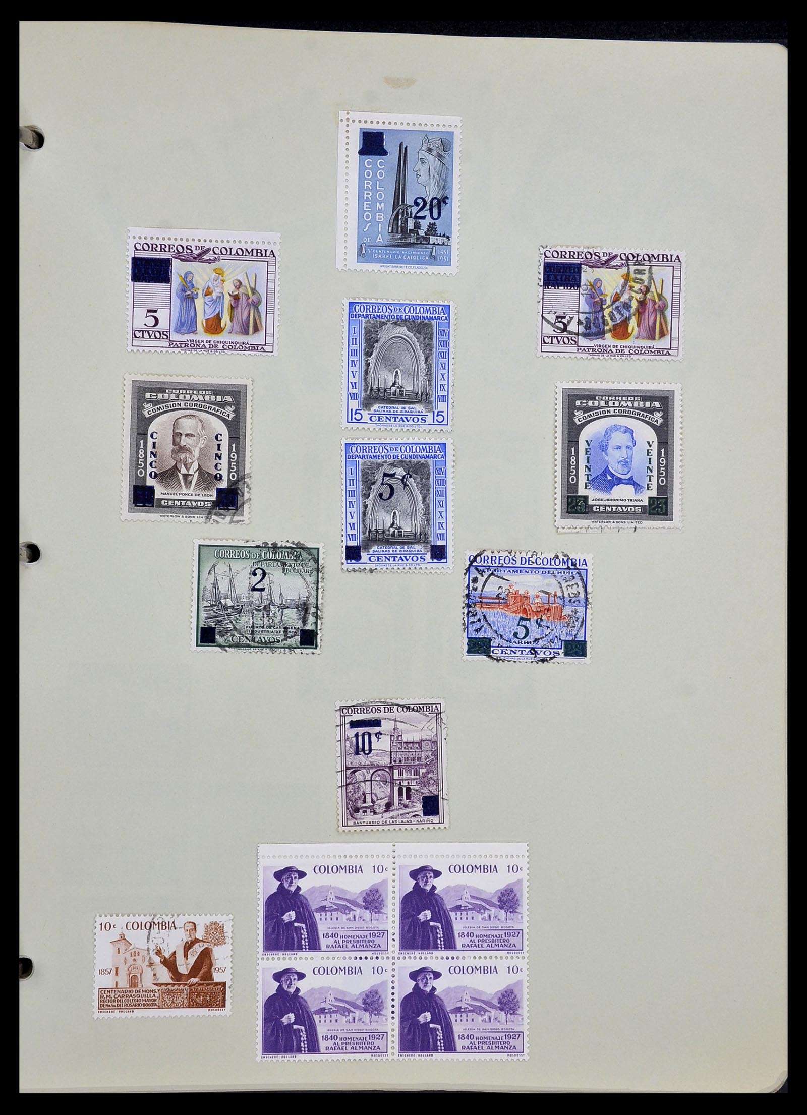 34427 026 - Postzegelverzameling 34427 Colombia 1883-1968.