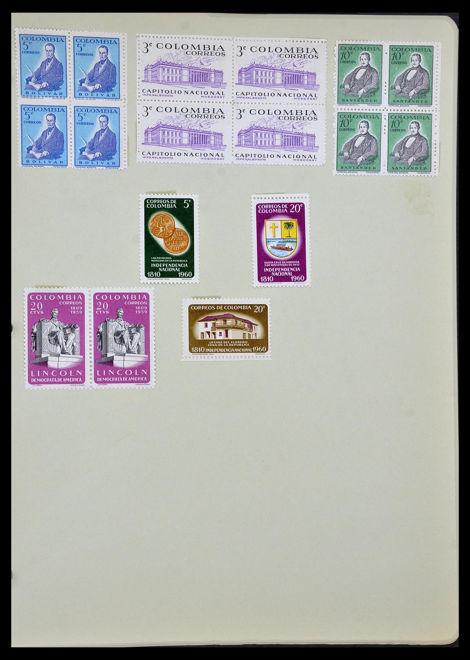34427 033 - Postzegelverzameling 34427 Colombia 1883-1968.