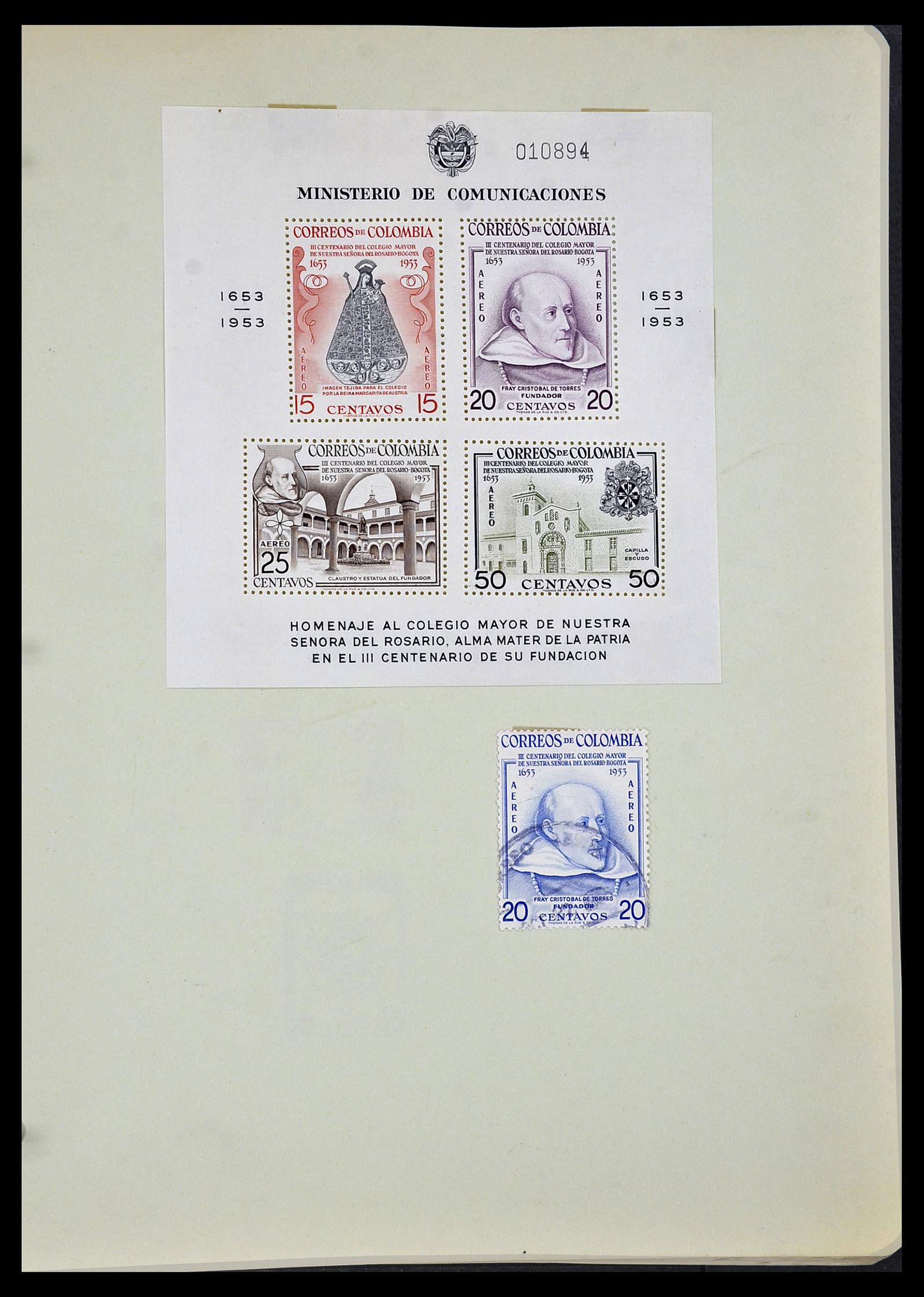34427 045 - Postzegelverzameling 34427 Colombia 1883-1968.