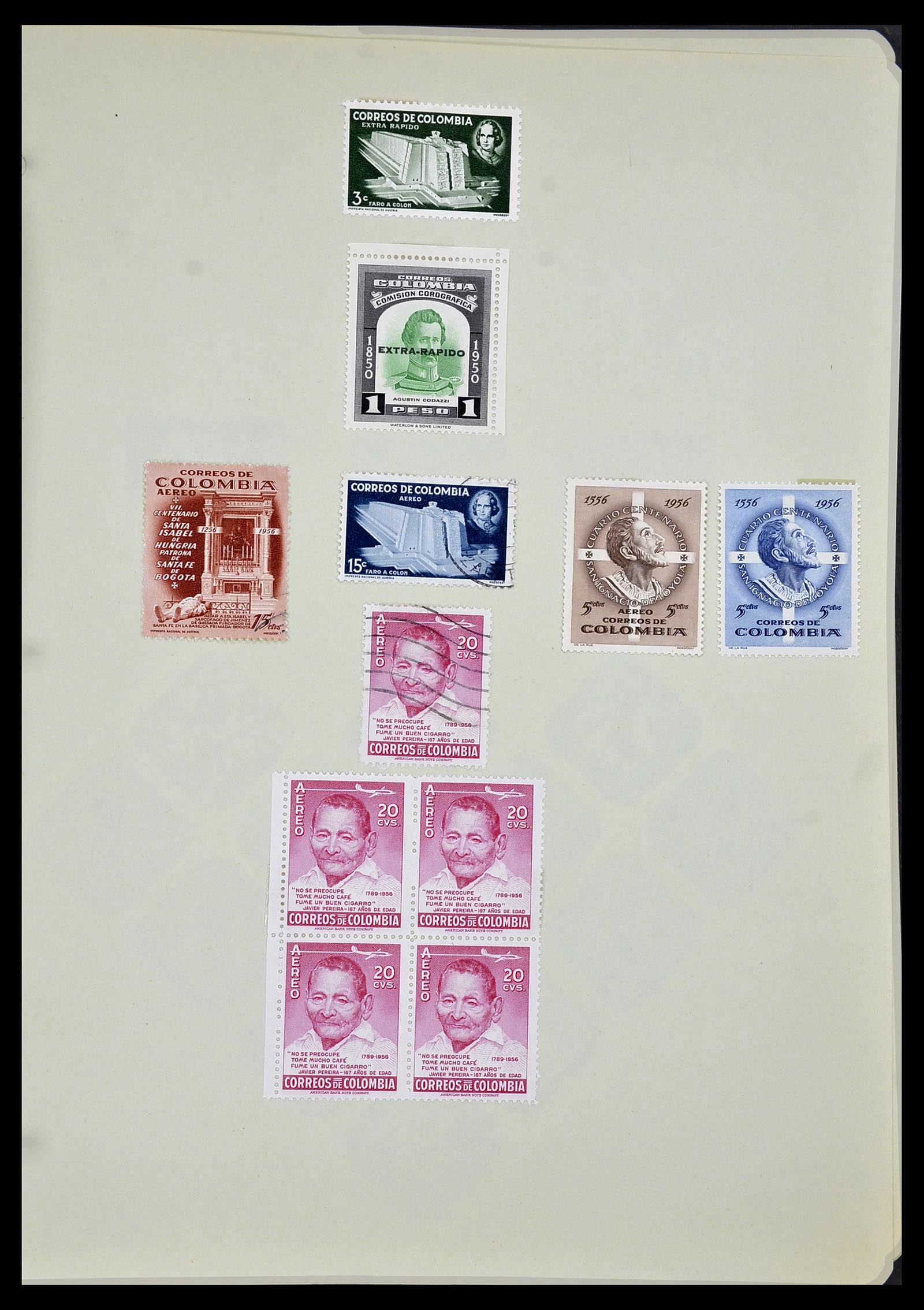 34427 047 - Postzegelverzameling 34427 Colombia 1883-1968.