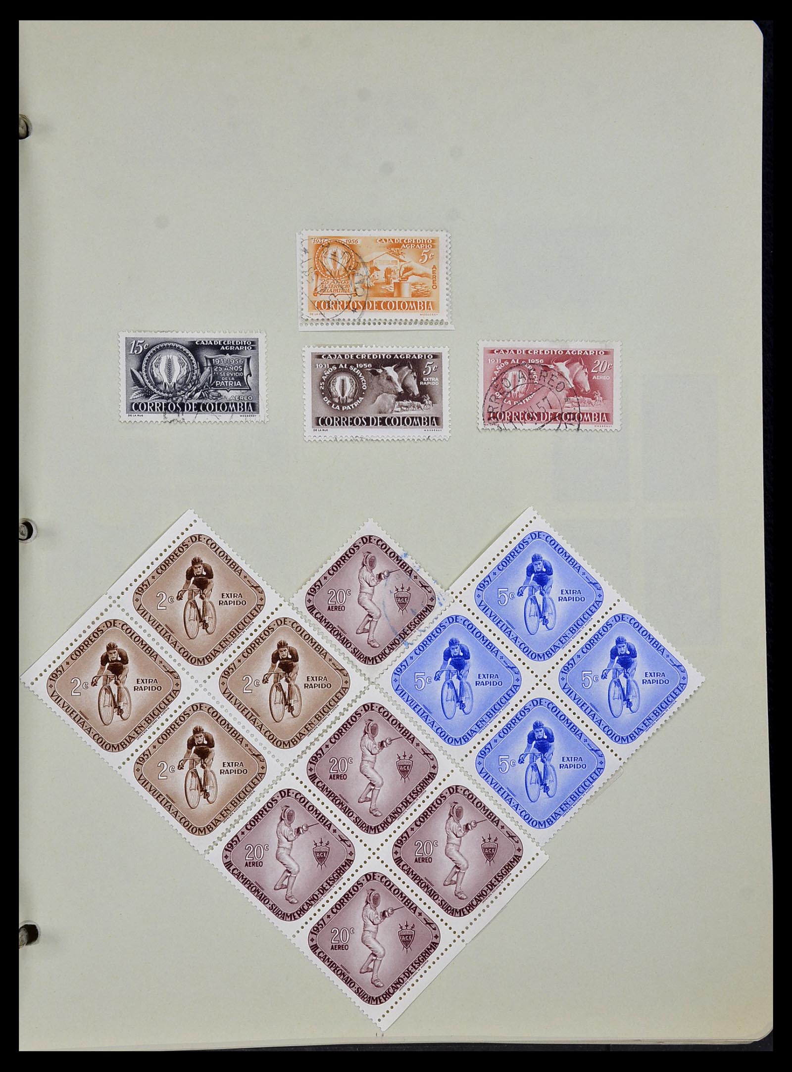34427 048 - Postzegelverzameling 34427 Colombia 1883-1968.