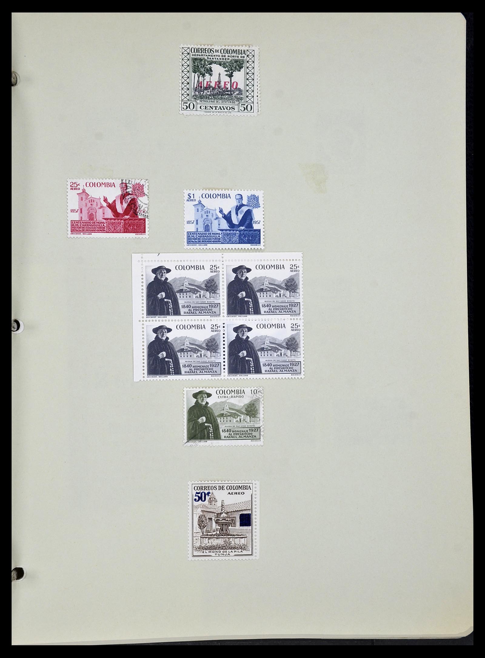 34427 050 - Postzegelverzameling 34427 Colombia 1883-1968.