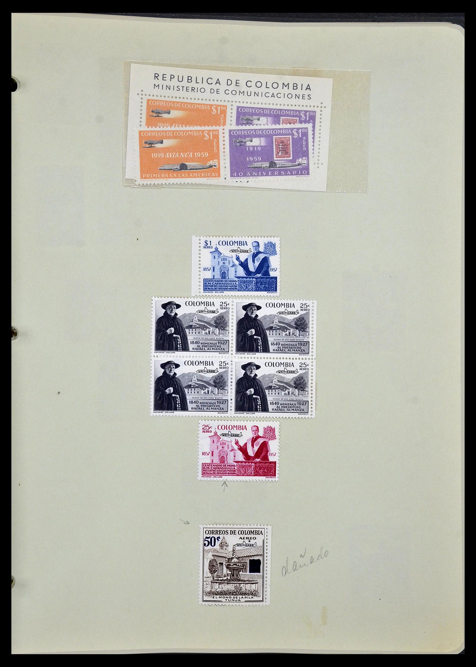34427 056 - Postzegelverzameling 34427 Colombia 1883-1968.