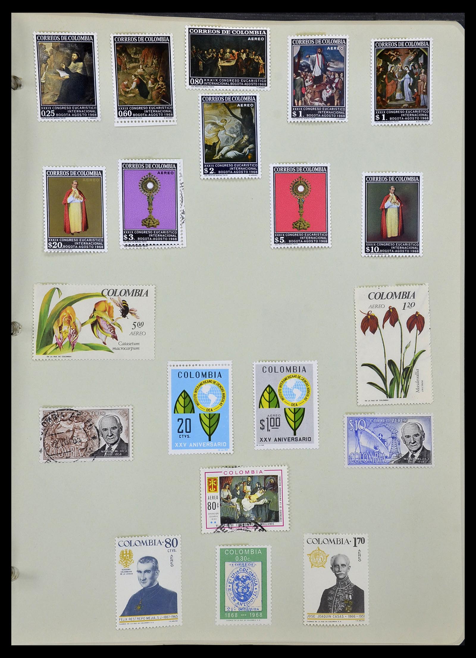 34427 065 - Postzegelverzameling 34427 Colombia 1883-1968.