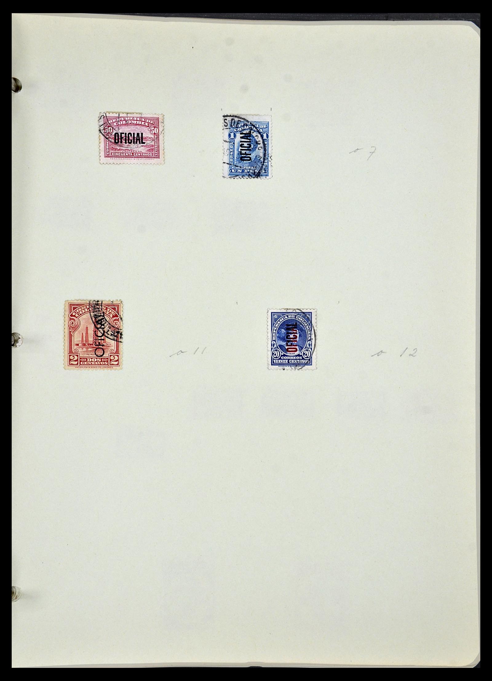 34427 066 - Postzegelverzameling 34427 Colombia 1883-1968.