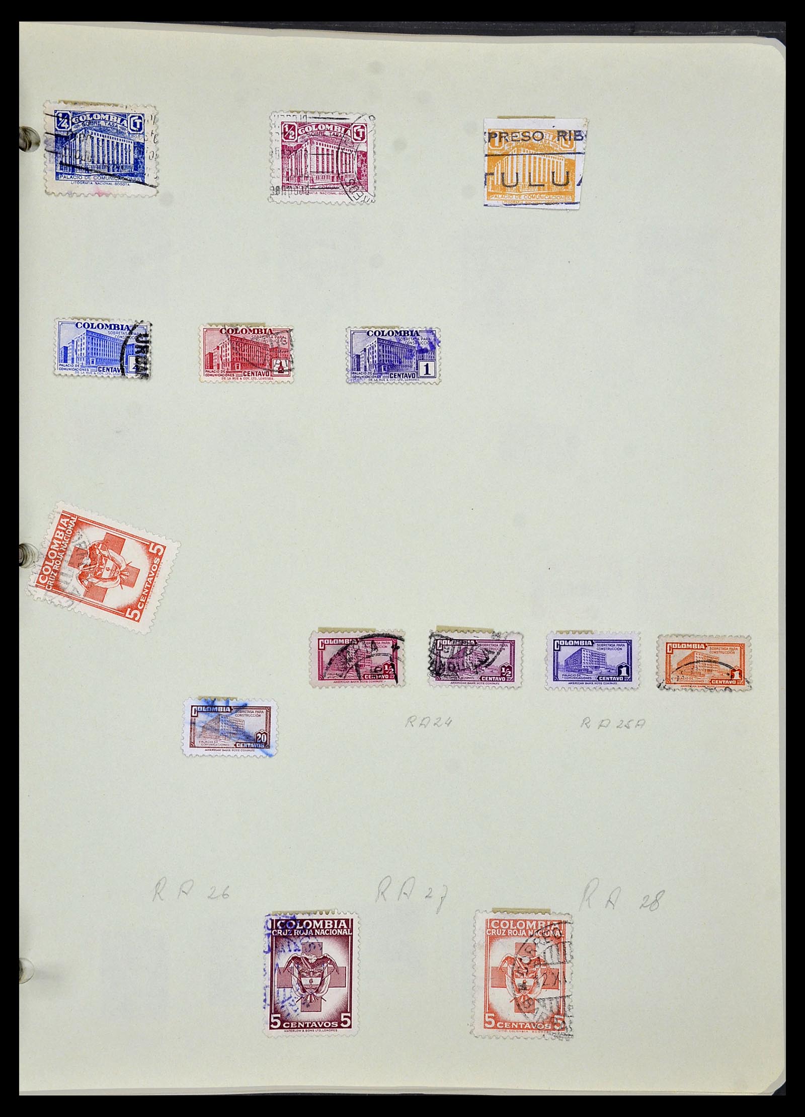 34427 067 - Postzegelverzameling 34427 Colombia 1883-1968.