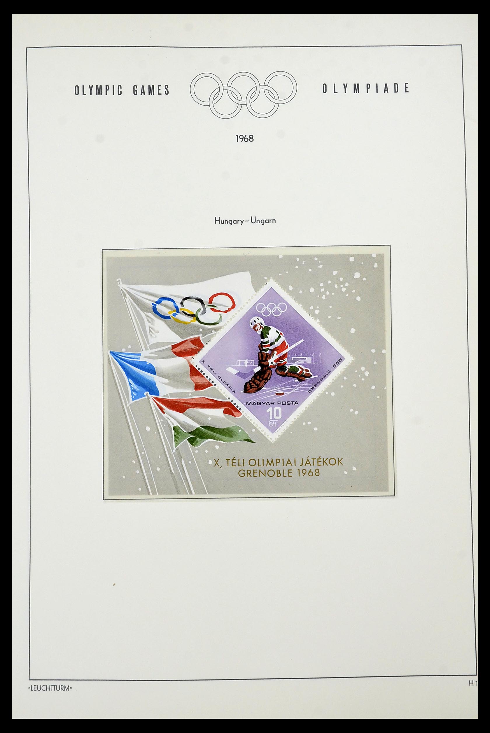 34431 025 - Postzegelverzameling 34431 Olympische Spelen 1964-1968.