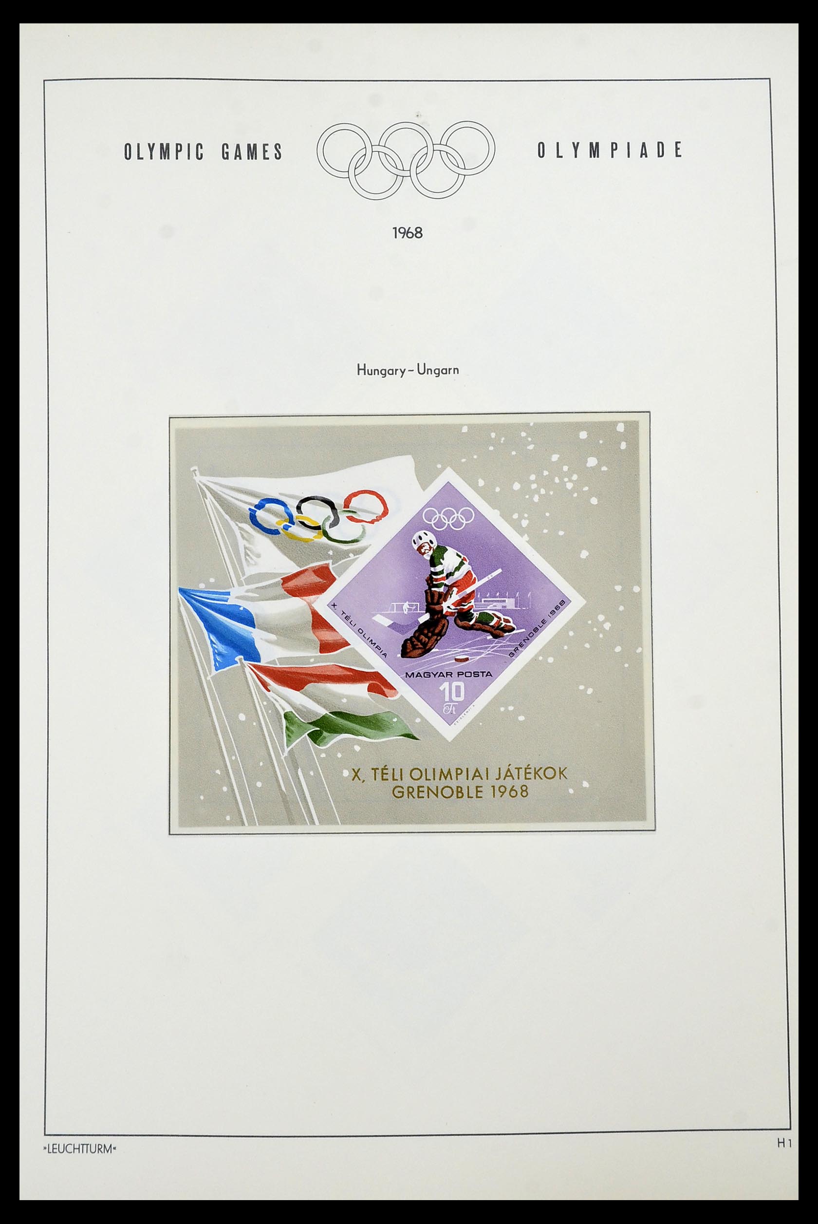 34431 026 - Postzegelverzameling 34431 Olympische Spelen 1964-1968.