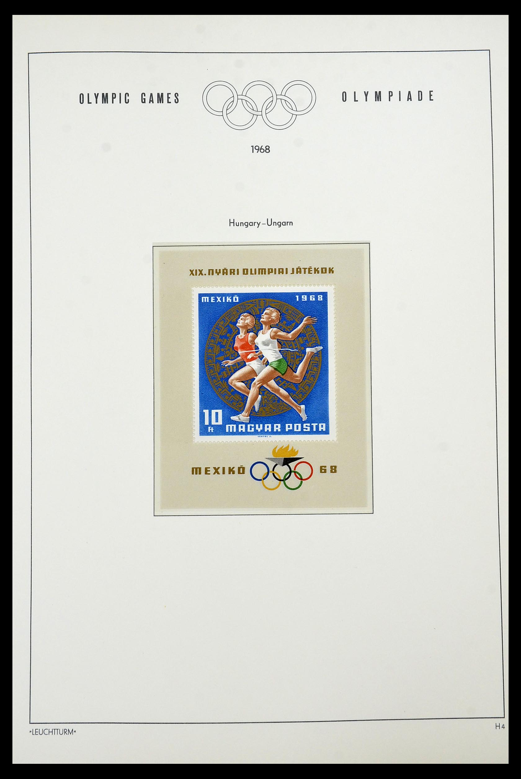 34431 031 - Postzegelverzameling 34431 Olympische Spelen 1964-1968.