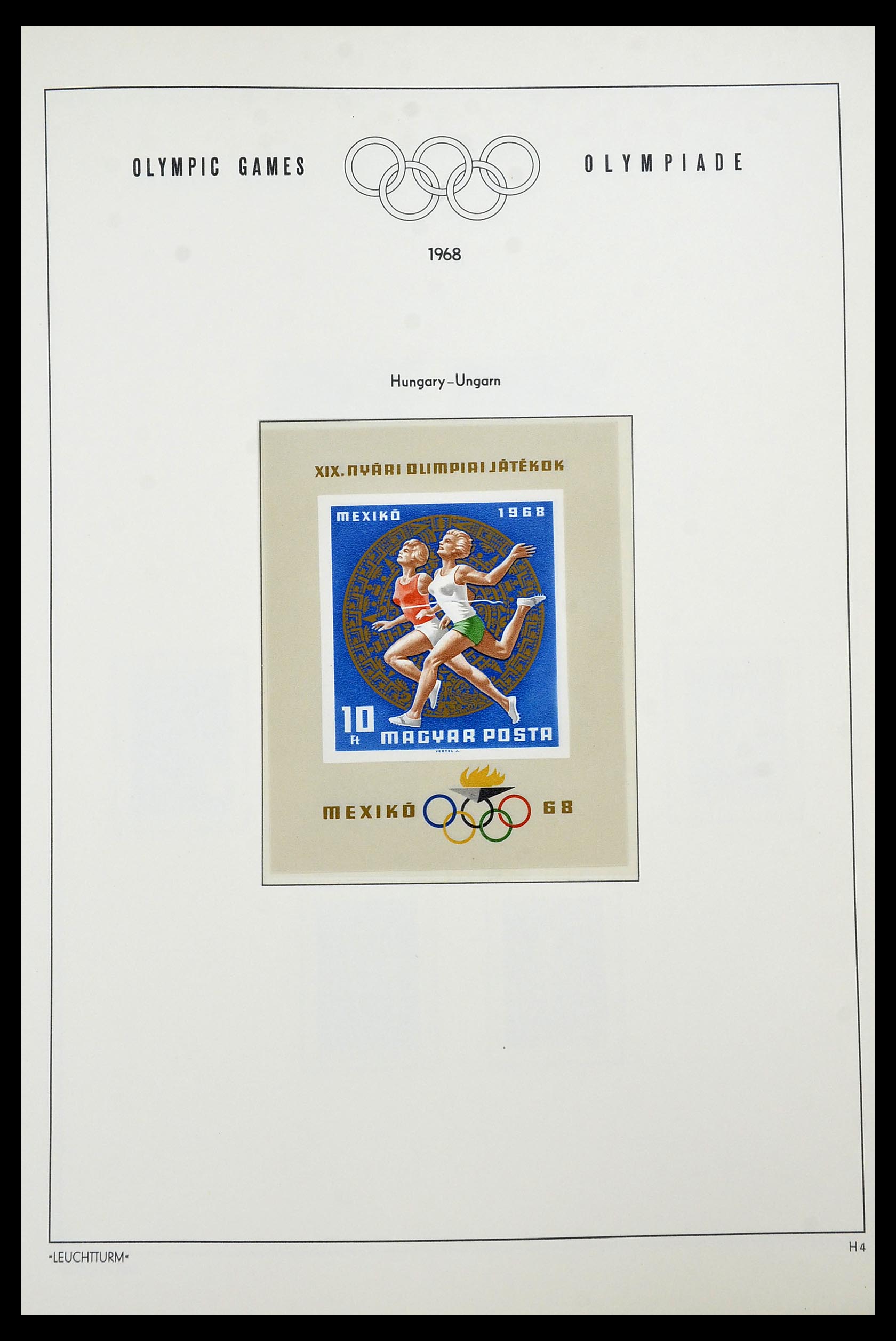 34431 032 - Postzegelverzameling 34431 Olympische Spelen 1964-1968.