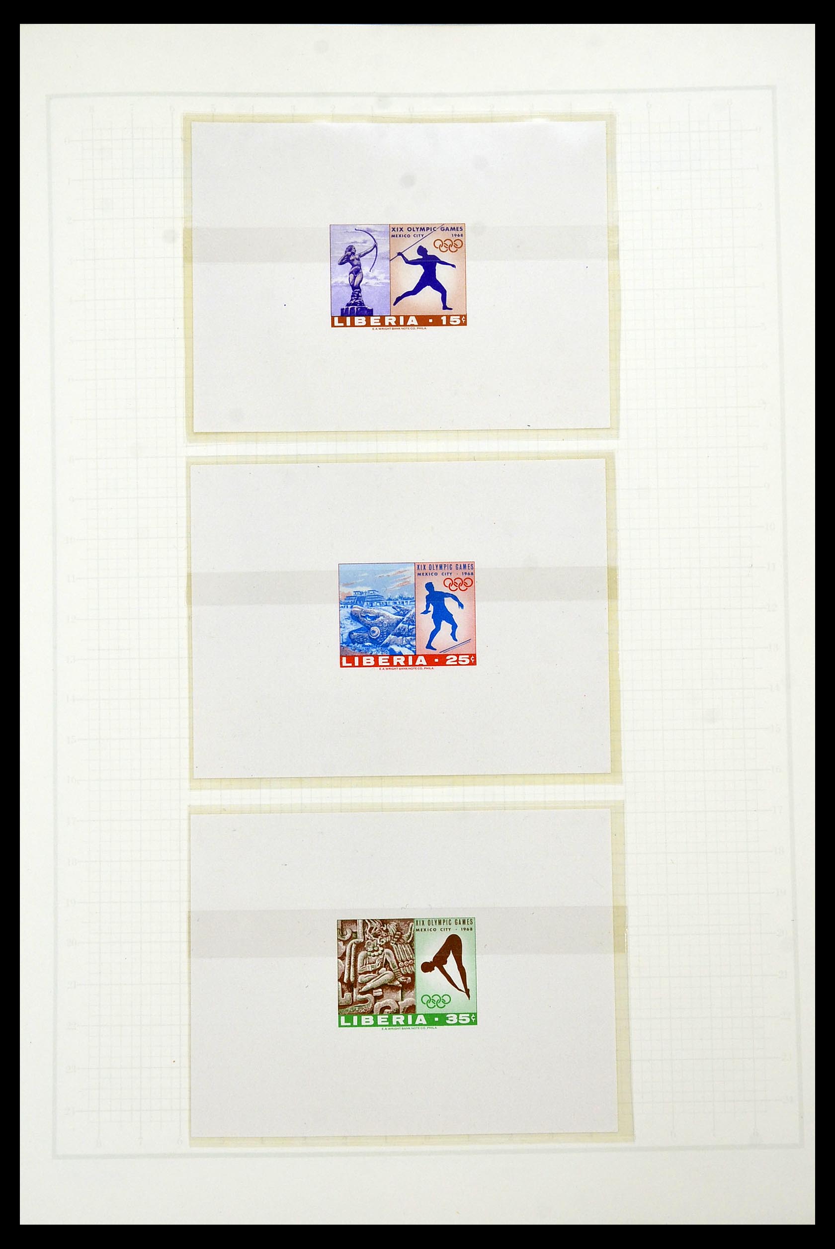 34431 038 - Postzegelverzameling 34431 Olympische Spelen 1964-1968.