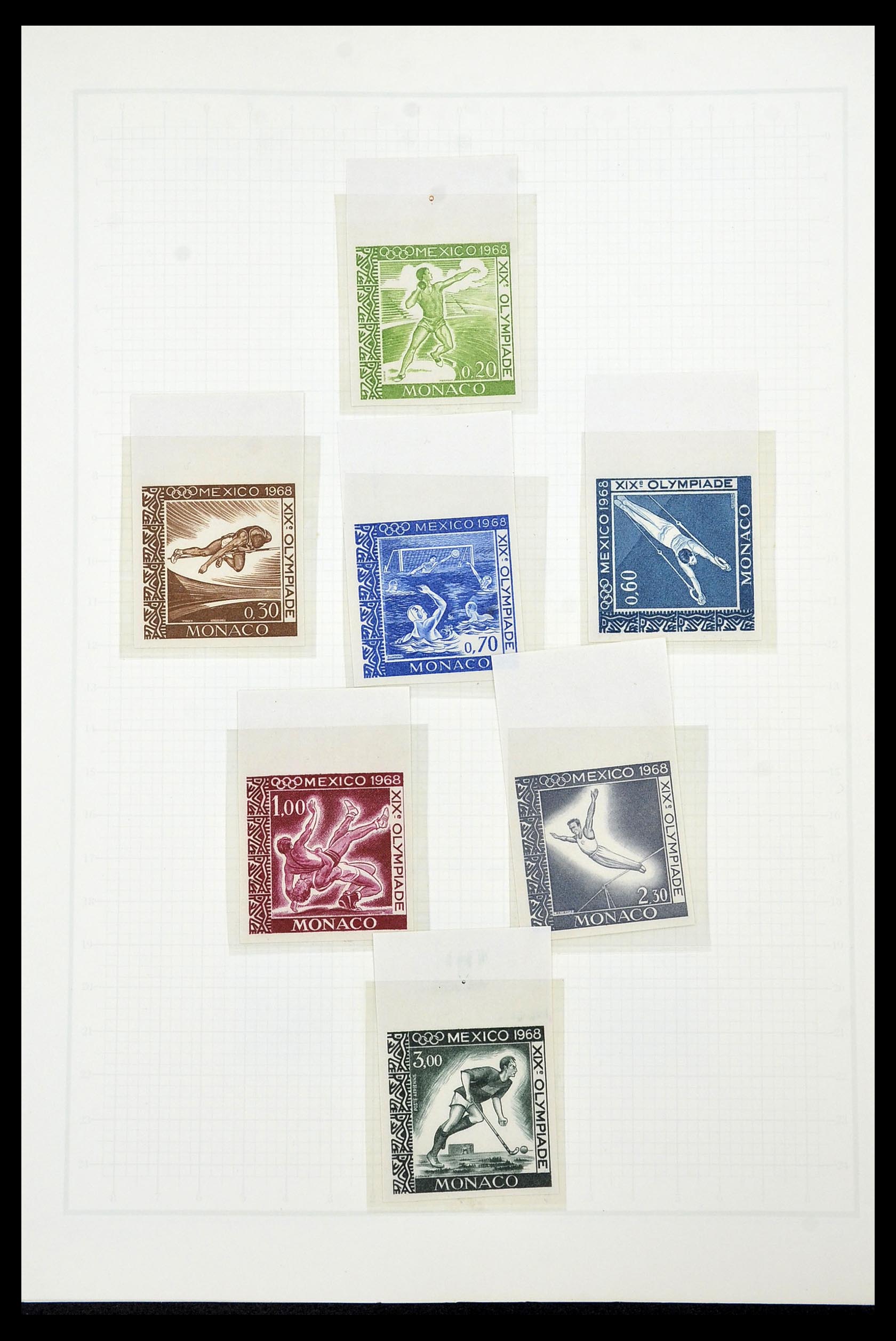 34431 056 - Postzegelverzameling 34431 Olympische Spelen 1964-1968.
