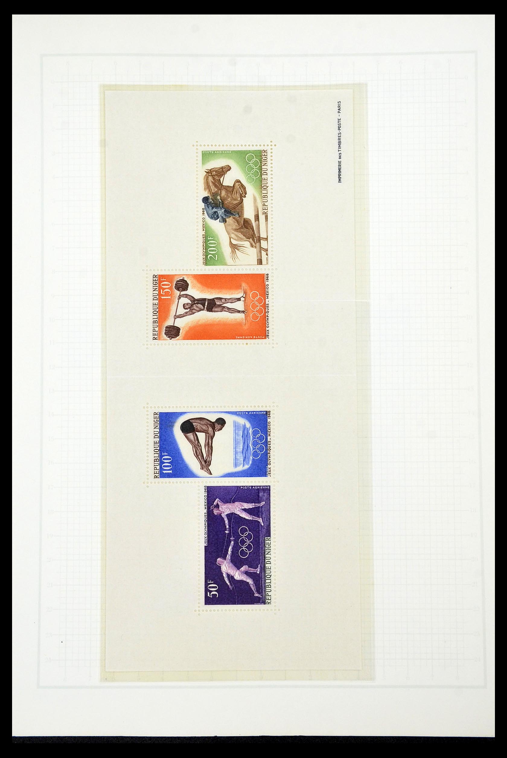 34431 058 - Postzegelverzameling 34431 Olympische Spelen 1964-1968.