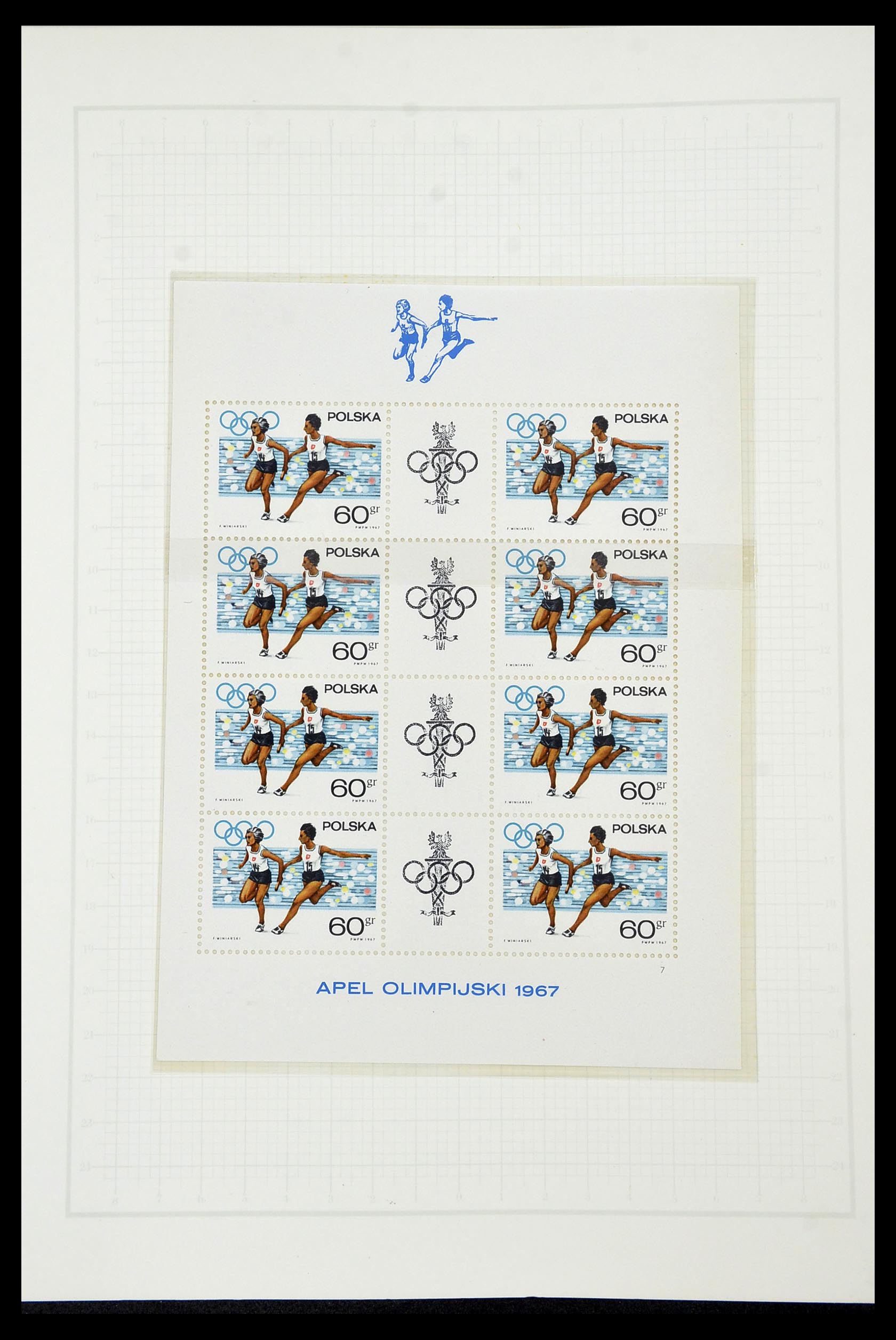 34431 072 - Postzegelverzameling 34431 Olympische Spelen 1964-1968.